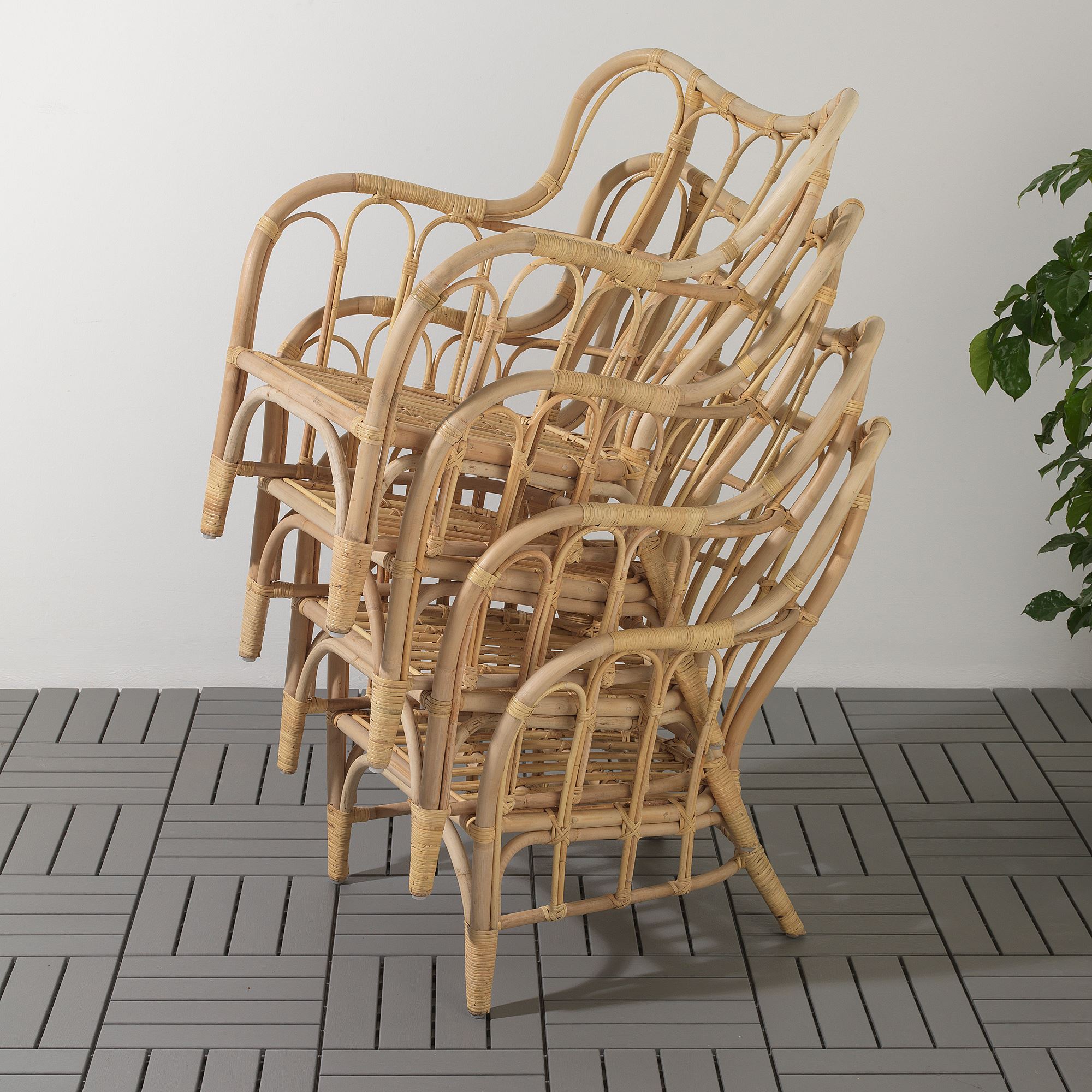 MASTHOLMEN rattan rattan sofa - 50339206 | IKEA