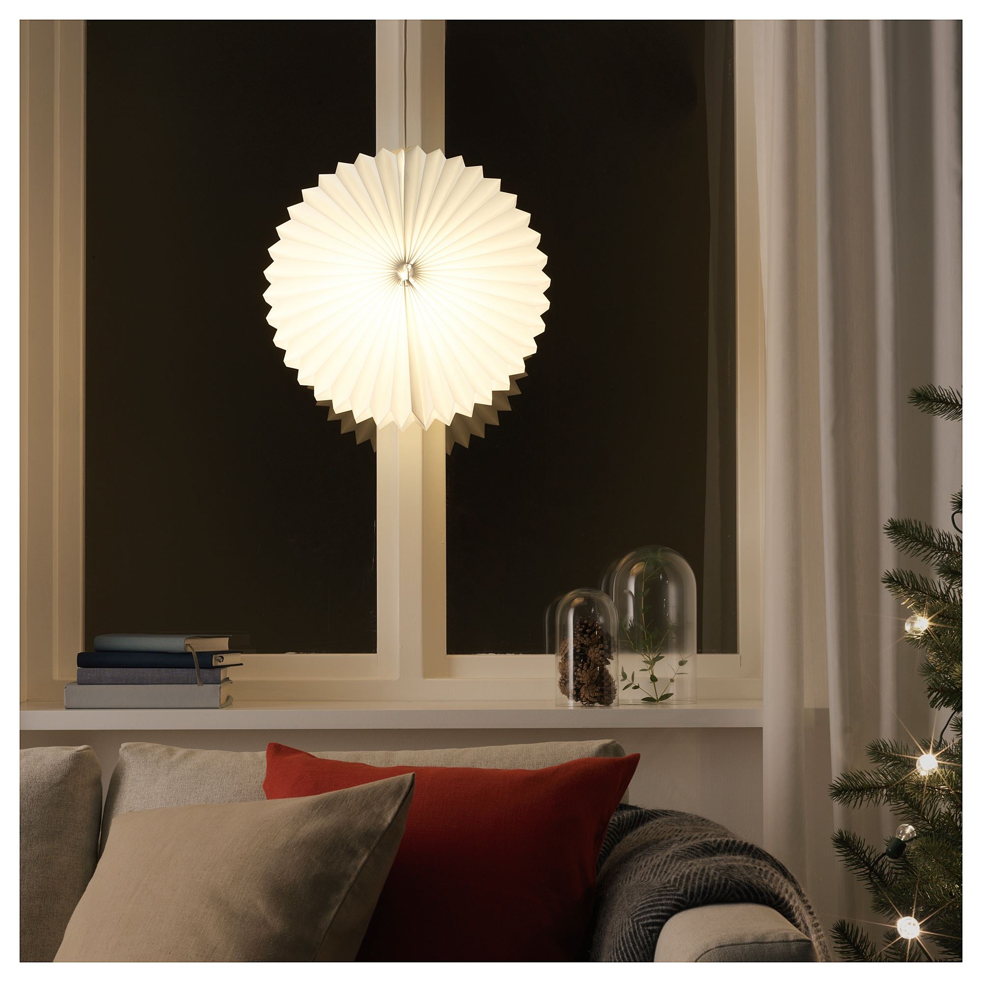 ストラータ ホワイト　S STRALA white 42 cm lamp shade - 80600526 | IKEA