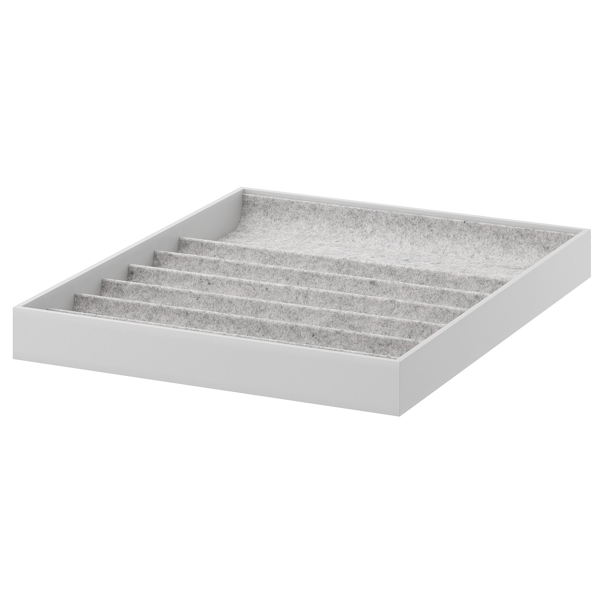 KOMPLEMENT light grey 40x53x5 cm insert with compartments