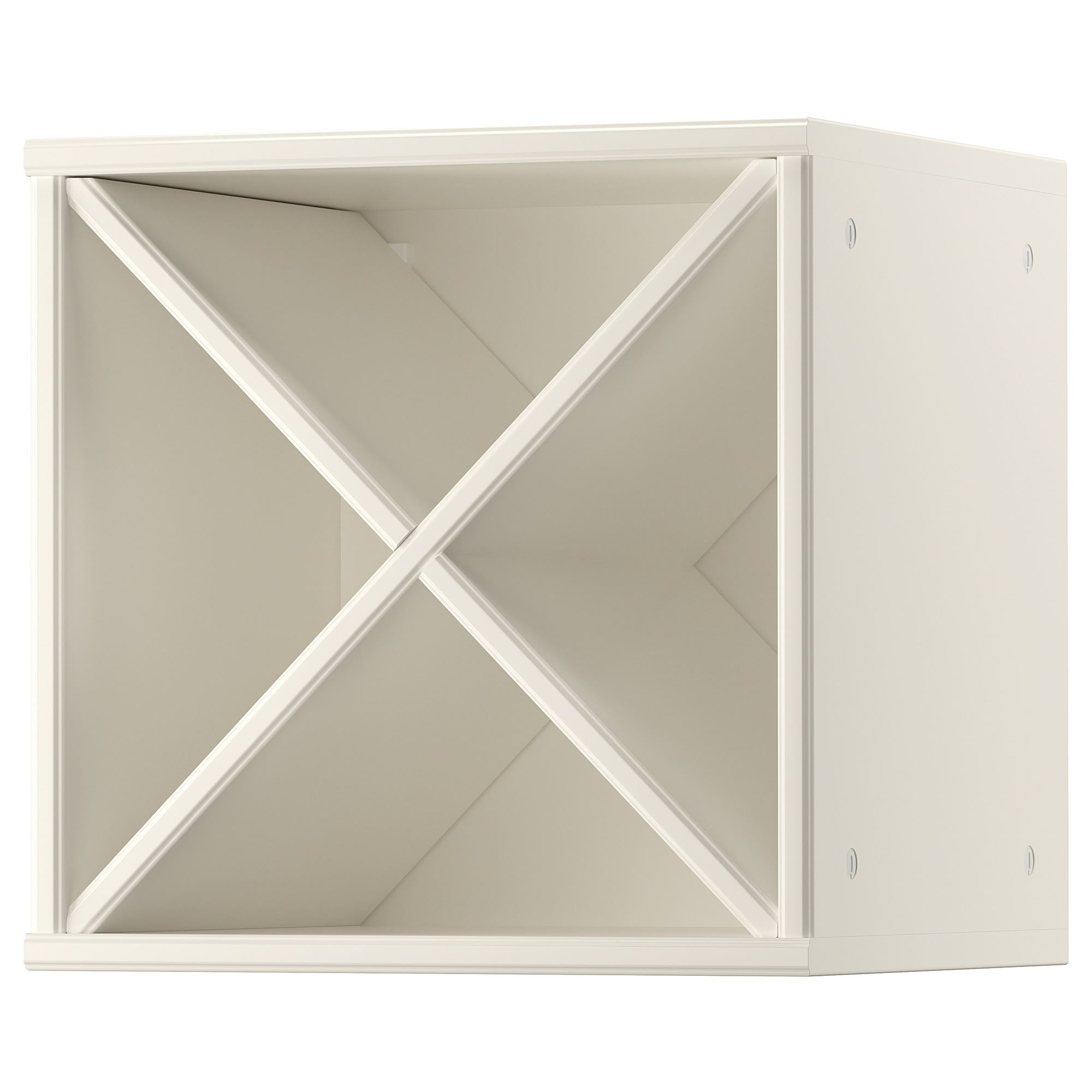 TORNVIKEN off white 40x37x40 cm wine shelf - 80358972 | IKEA