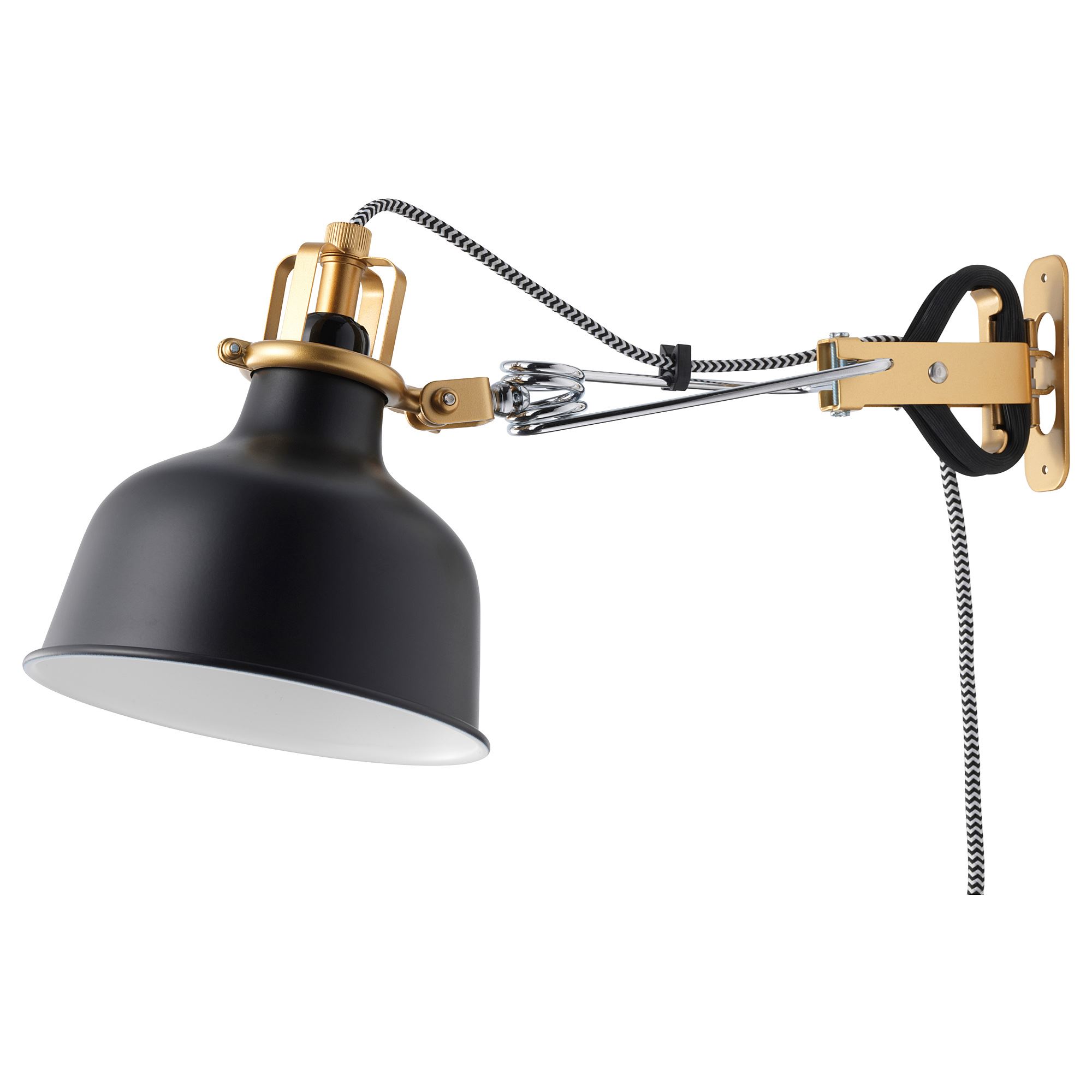 RANARP black wall lamp - 70331394 | IKEA