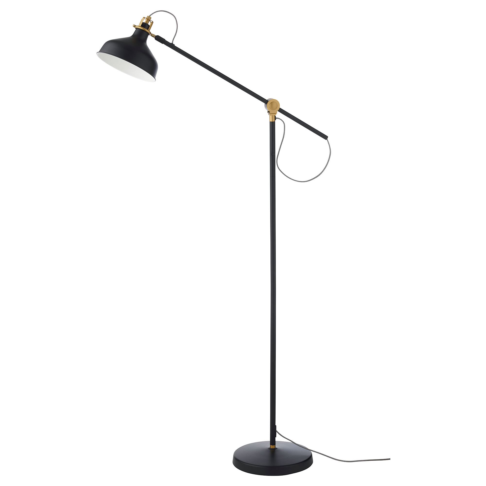 RANARP black floor/reading lamp - 90331374 | IKEA