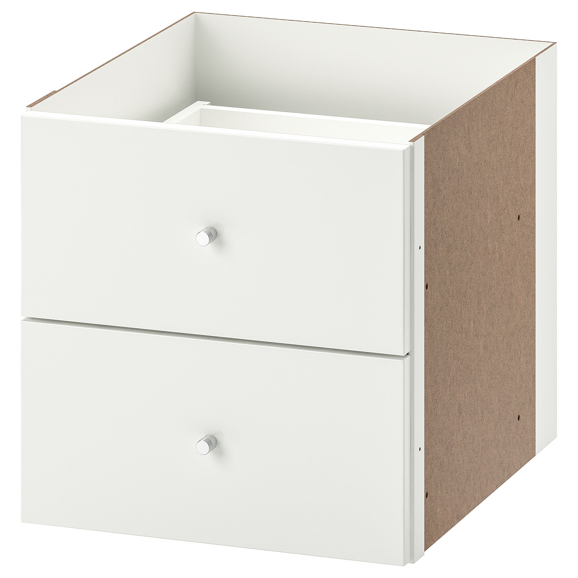 KALLAX high gloss white 33x33 cm insert with drawer - 00314642 | IKEA