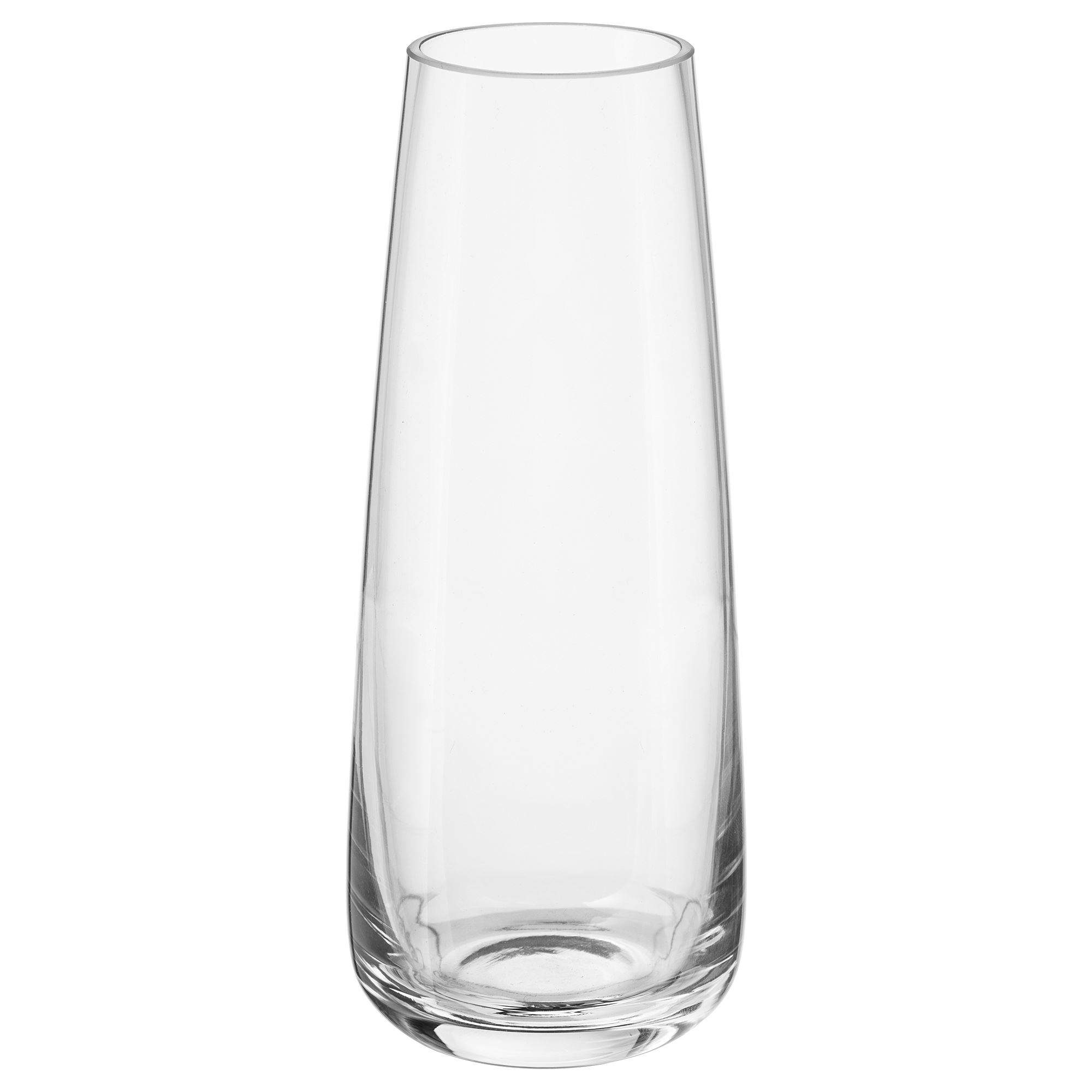 BERAKNA transparent glass 15 cm glass vase - 80457774 | IKEA