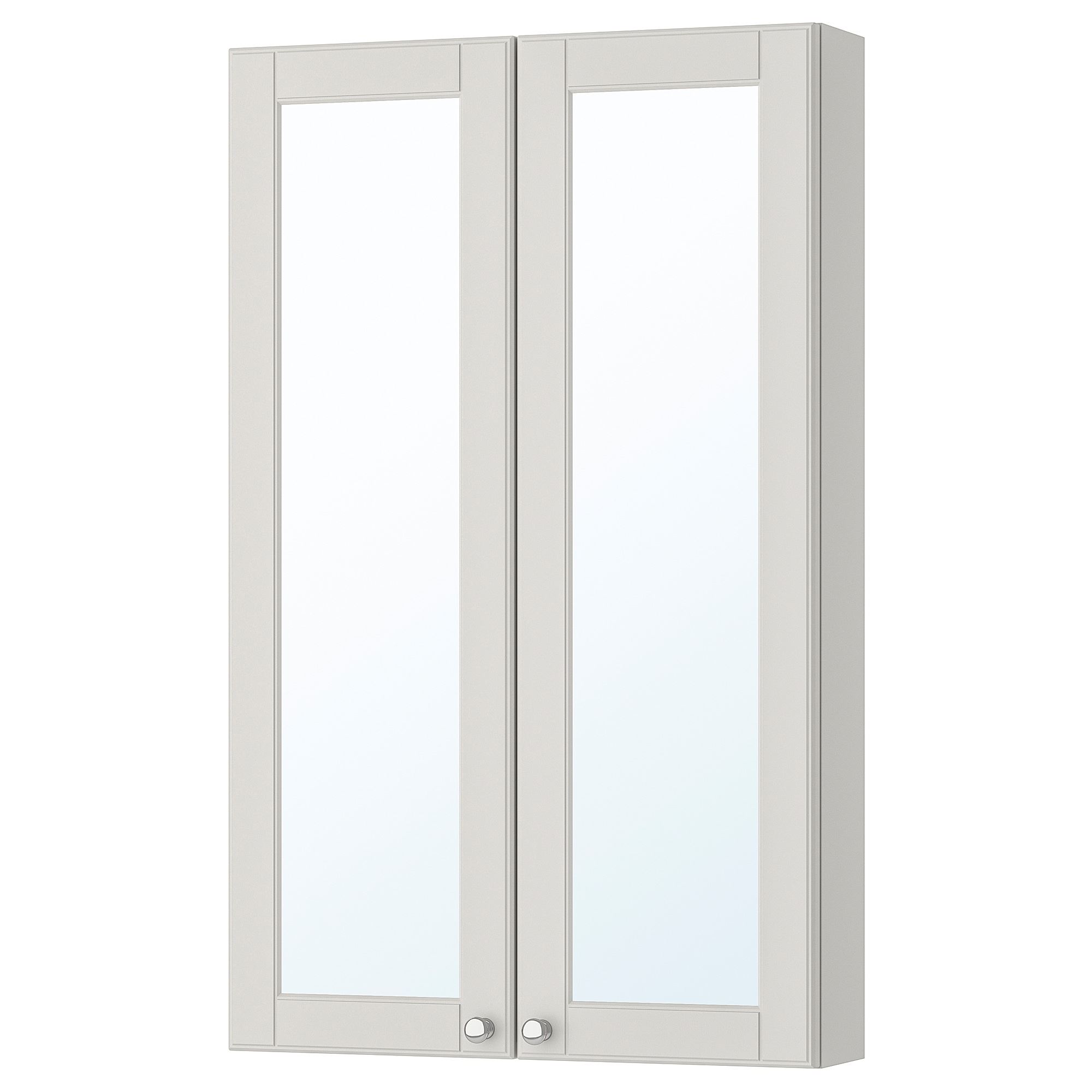 GODMORGON Kasjön light grey 60x14x96 cm bathroom wall cabinet