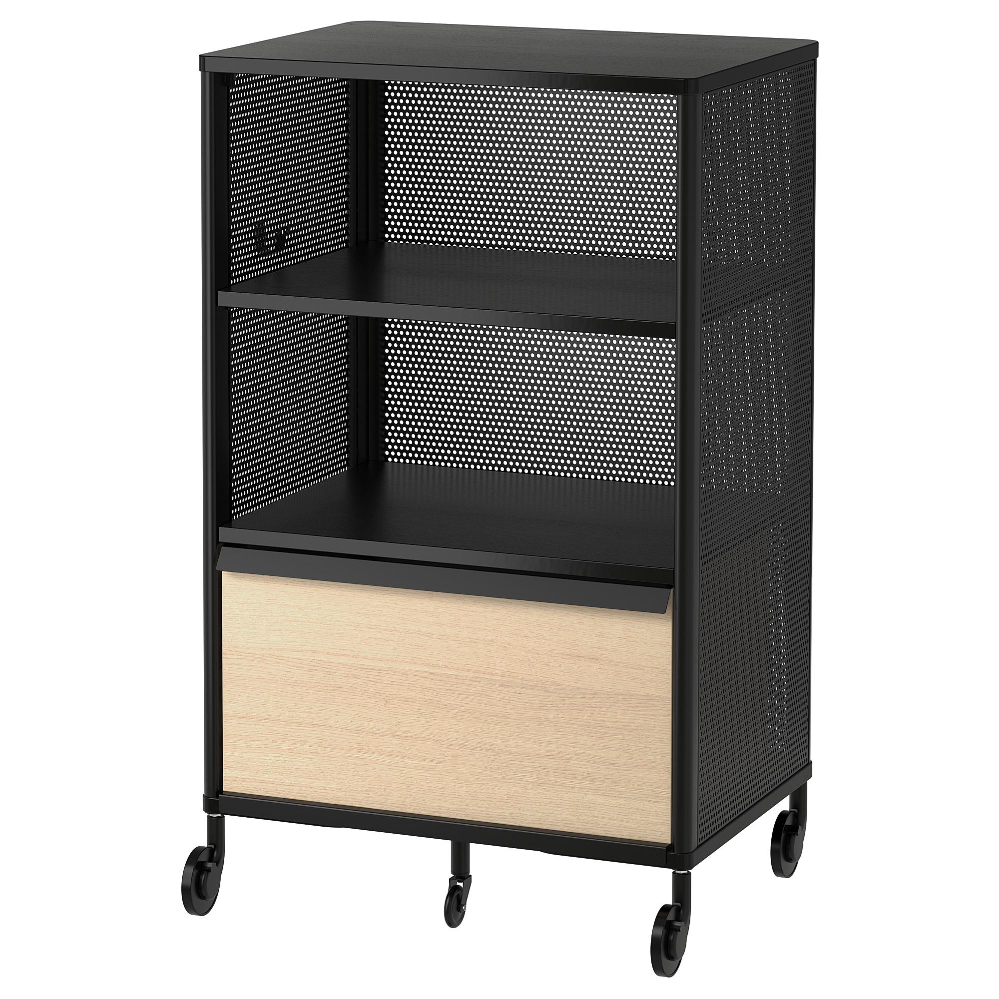BEKANT black 61x101 cm office cabinet - 79282544 | IKEA