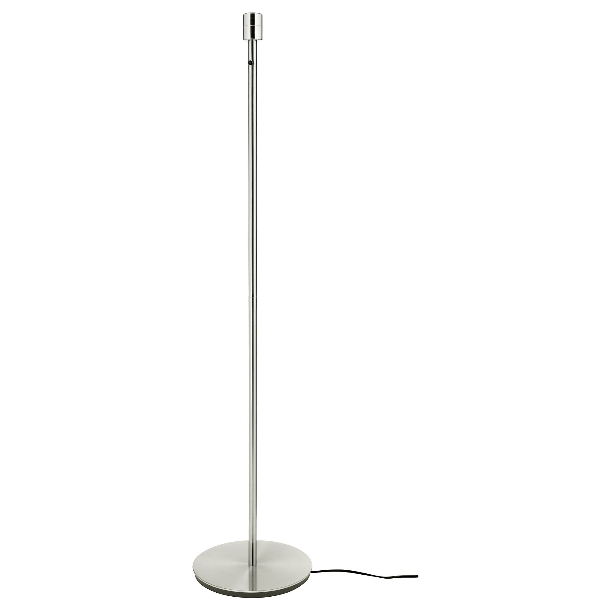 SKAFTET nickel-plated floor lamp base - 80405394 | IKEA