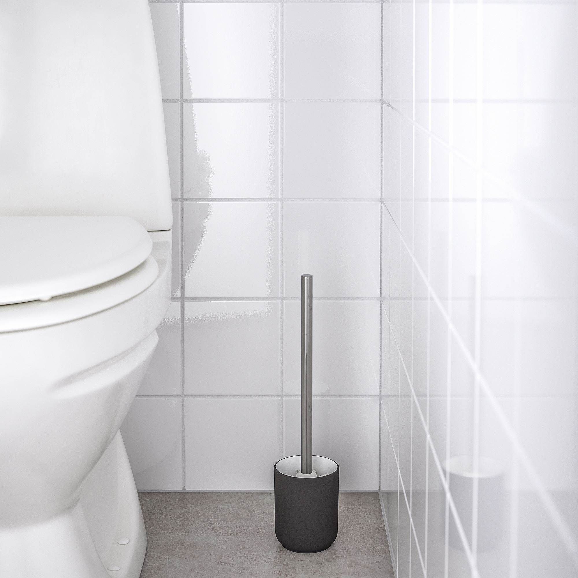 EKOLN dark grey 38 cm toilet brush - 80427310 | IKEA