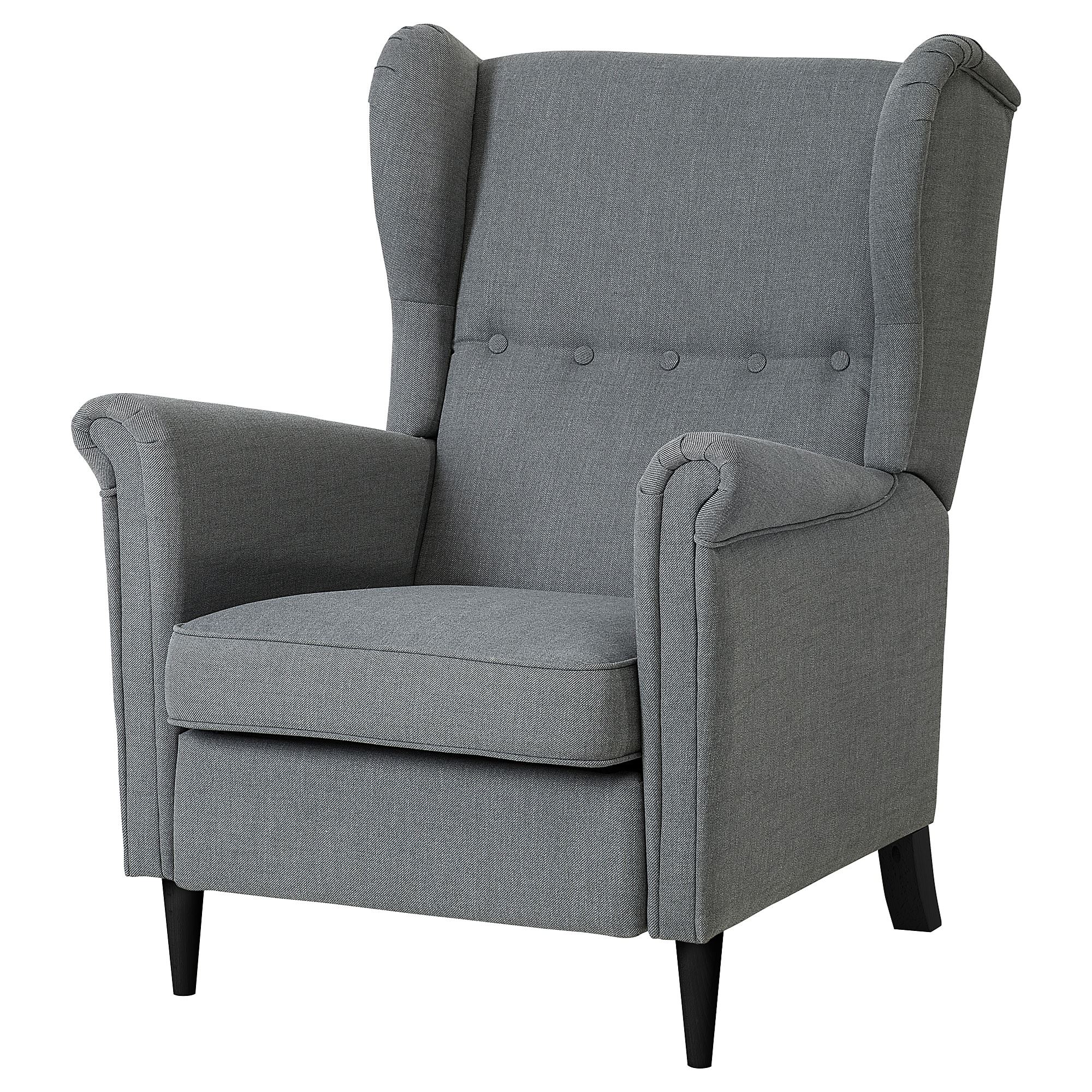 STRANDMON nordvalla dark grey recliner - 40462598 | IKEA