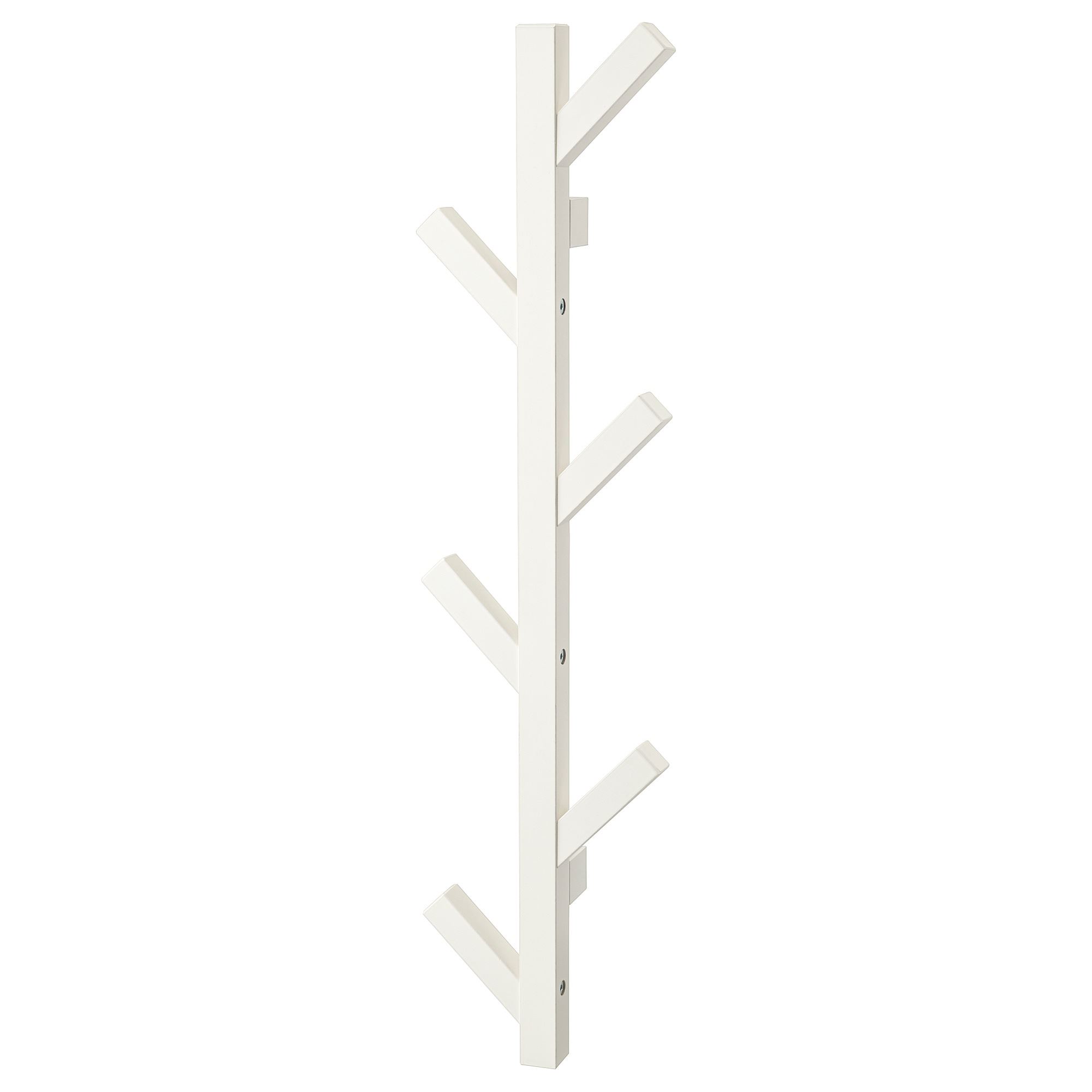 TJUSIG white 78 cm rack with hooks - 60291708 | IKEA