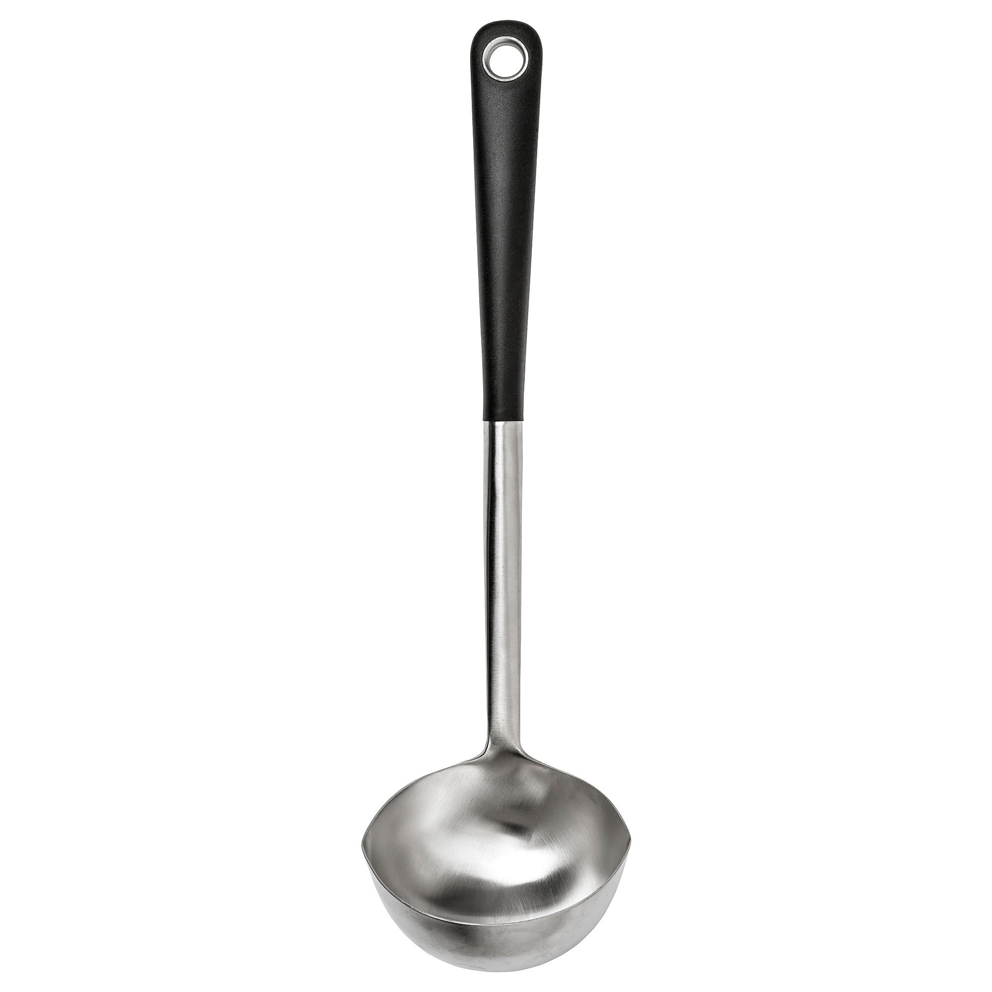 IKEA 365+ HJALTE paslanmaz çelik 34 cm kepçe - 70149465 | IKEA