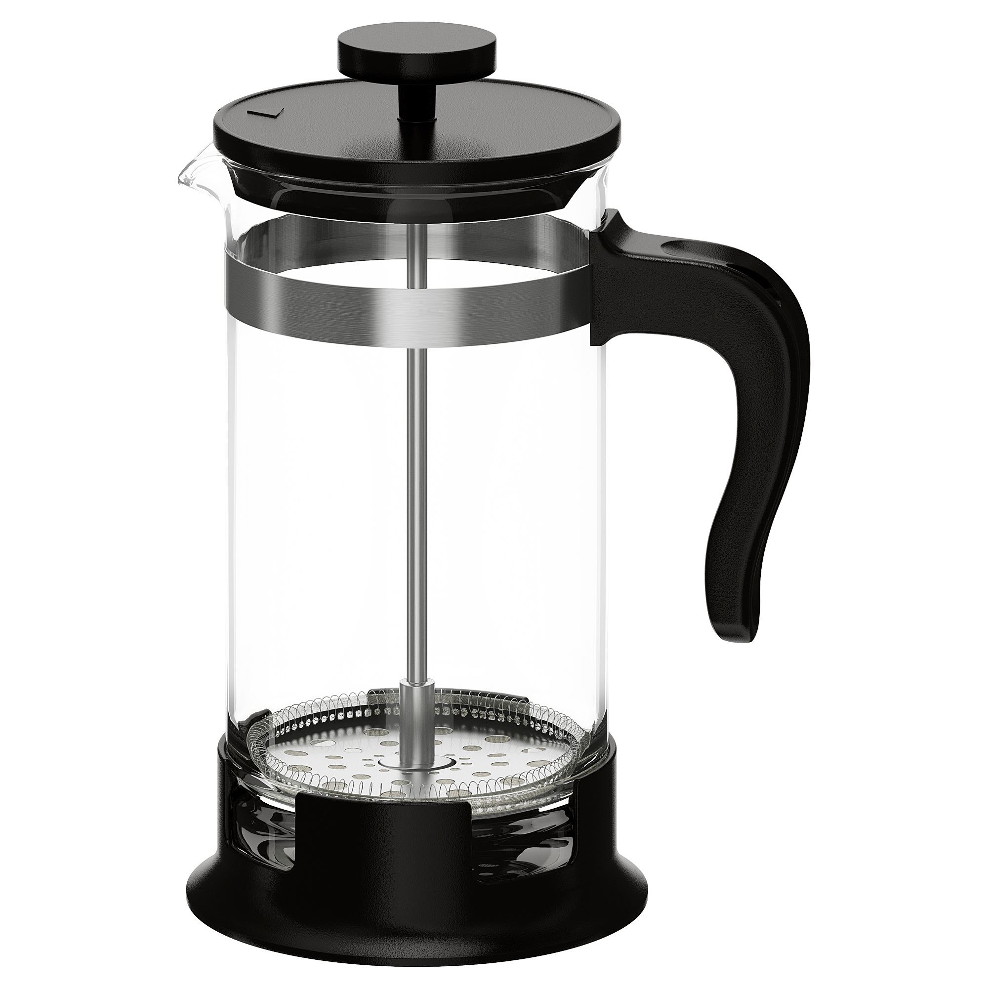 UPPHETTA paslanmaz çelik-siyah 1 lt french press - 60241389 | IKEA