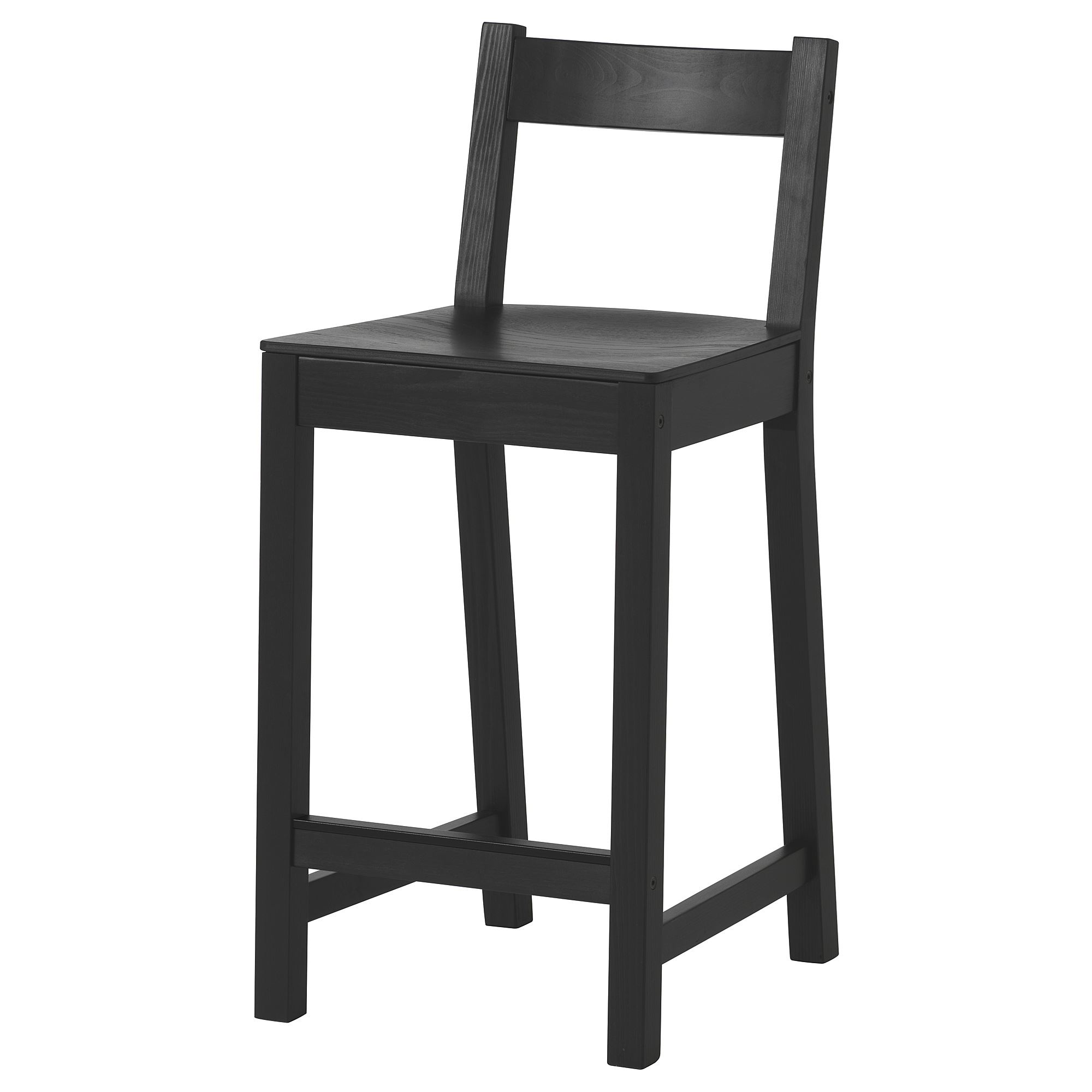 NORDVIKEN black 62 cm bar chair - 00424693 | IKEA