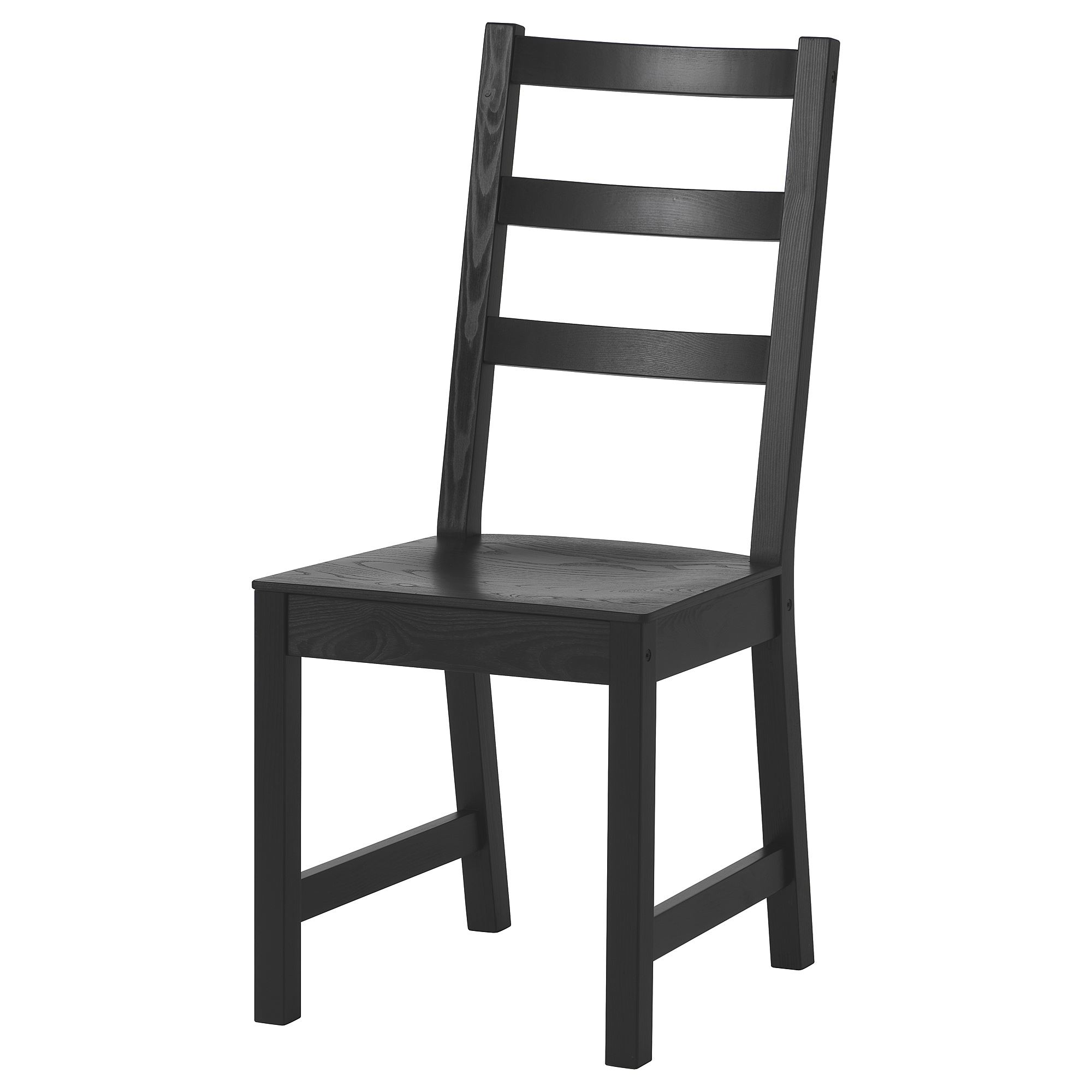 NORDVIKEN siyah ahşap sandalye - 40369109 | IKEA