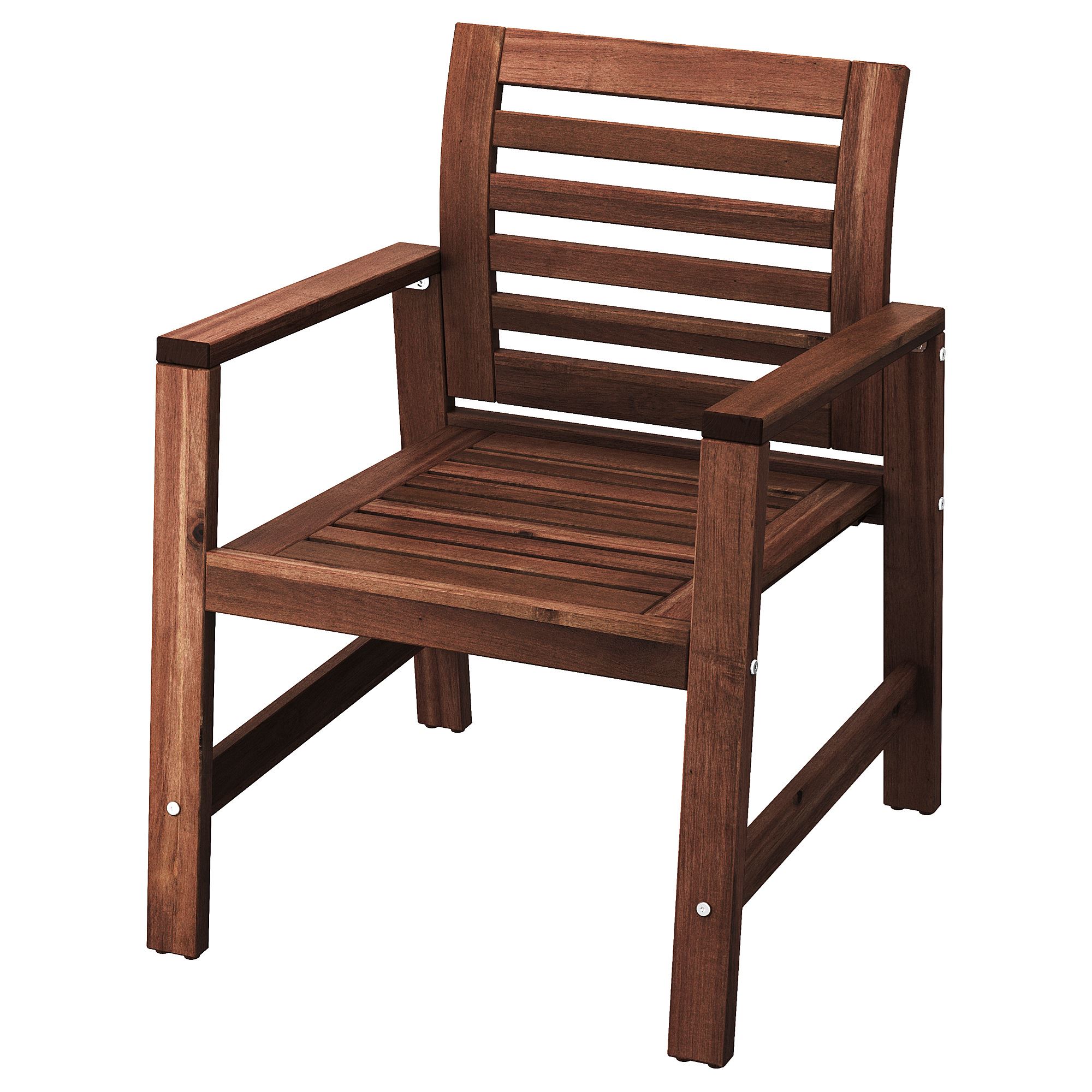APPLARÖ brown chair with armrests - 20208527 | IKEA