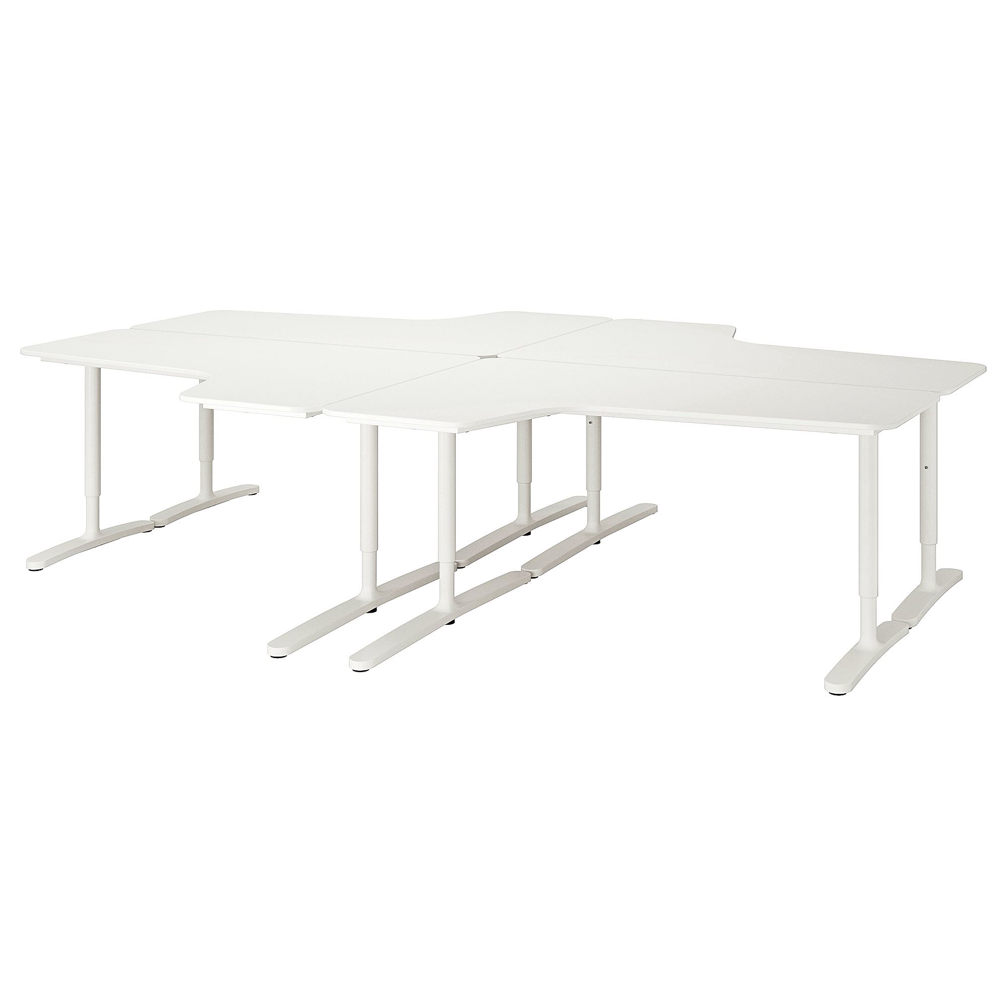 ★購入したばかり★IKEA BEKANT 高さ可変テーブル 140×60センチ Ikea BEKANT desk, 140x60 cm, white: Buy Online at Best Price in