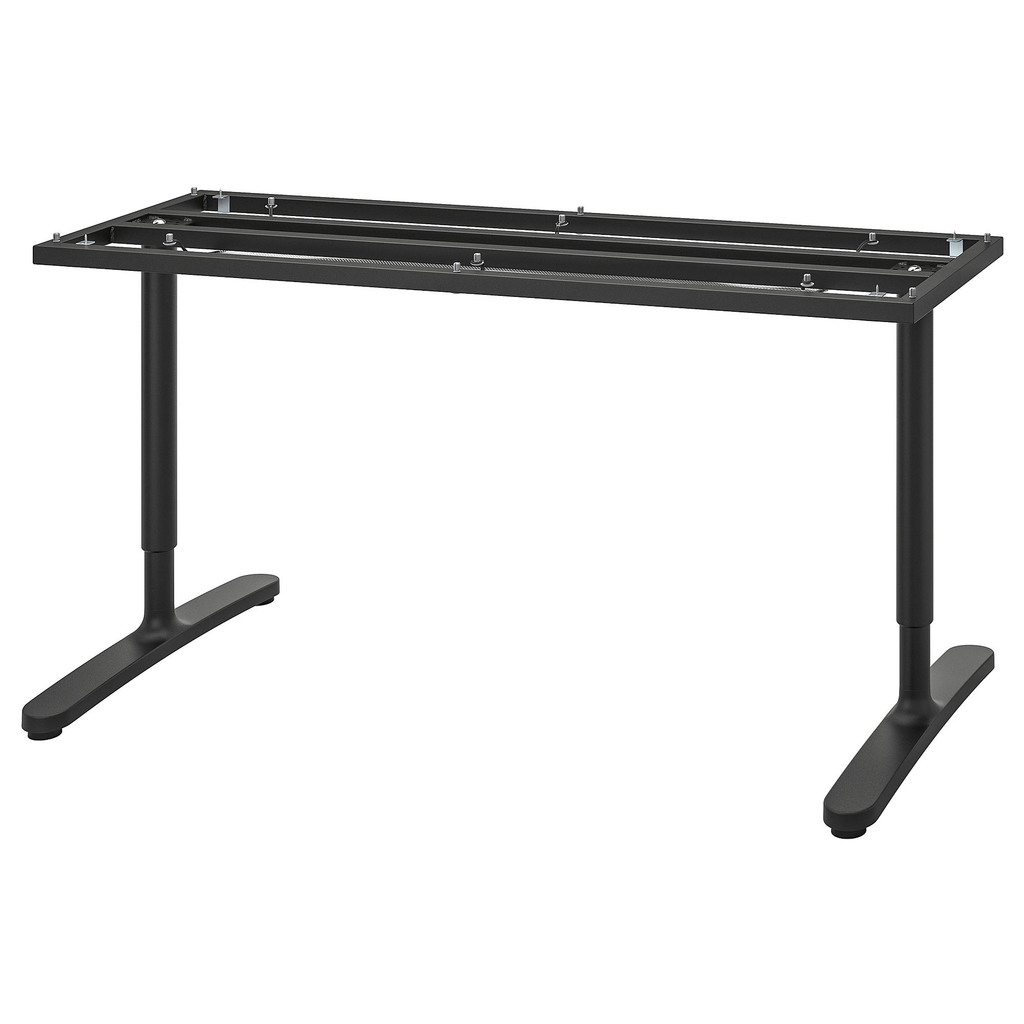 BEKANT siyah 160x80 cm çalışma masası iskeleti - 30252906 | IKEA