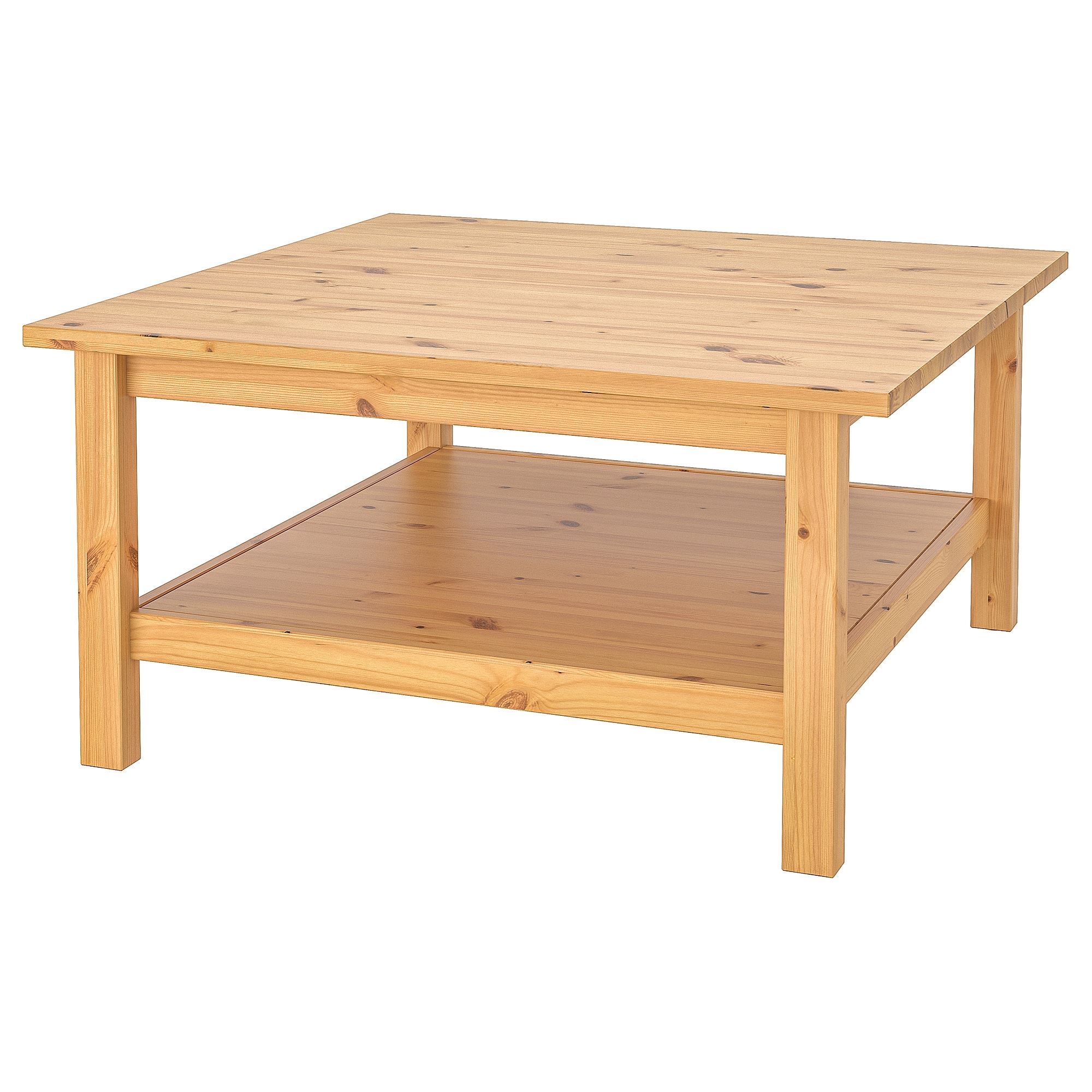 HEMNES brown 90x90 cm coffee table - 90282137 | IKEA
