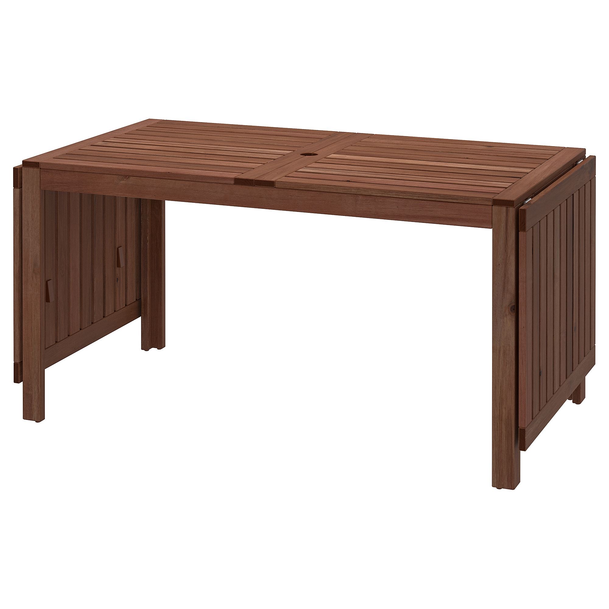 APPLARÖ brown 140/200/260x78 cm drop-leaf table - 40208531 | IKEA