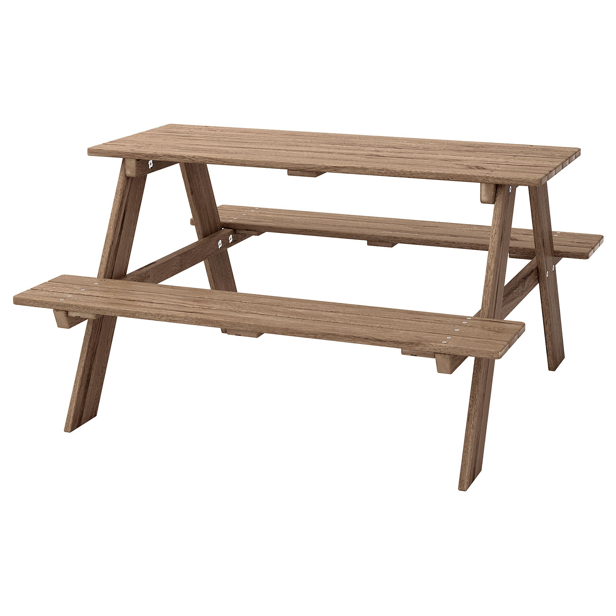 RESÖ grey-brown 92x89x49 cm children's picnic table - 70228325 | IKEA
