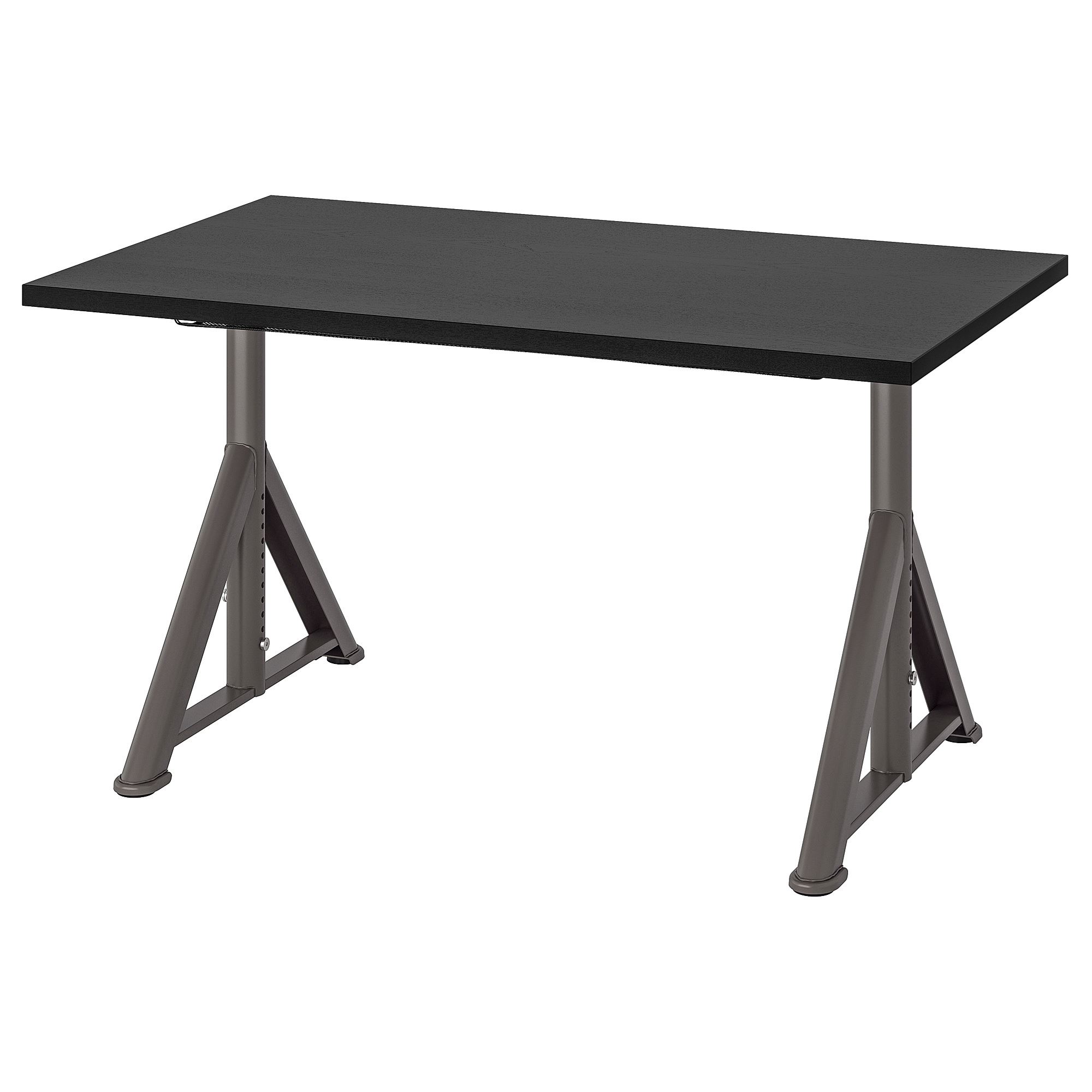 IKEA IDASEN パソコンデスク テーブル IDASEN black/dark grey 120x70 cm desk - 19281024 | IKEA