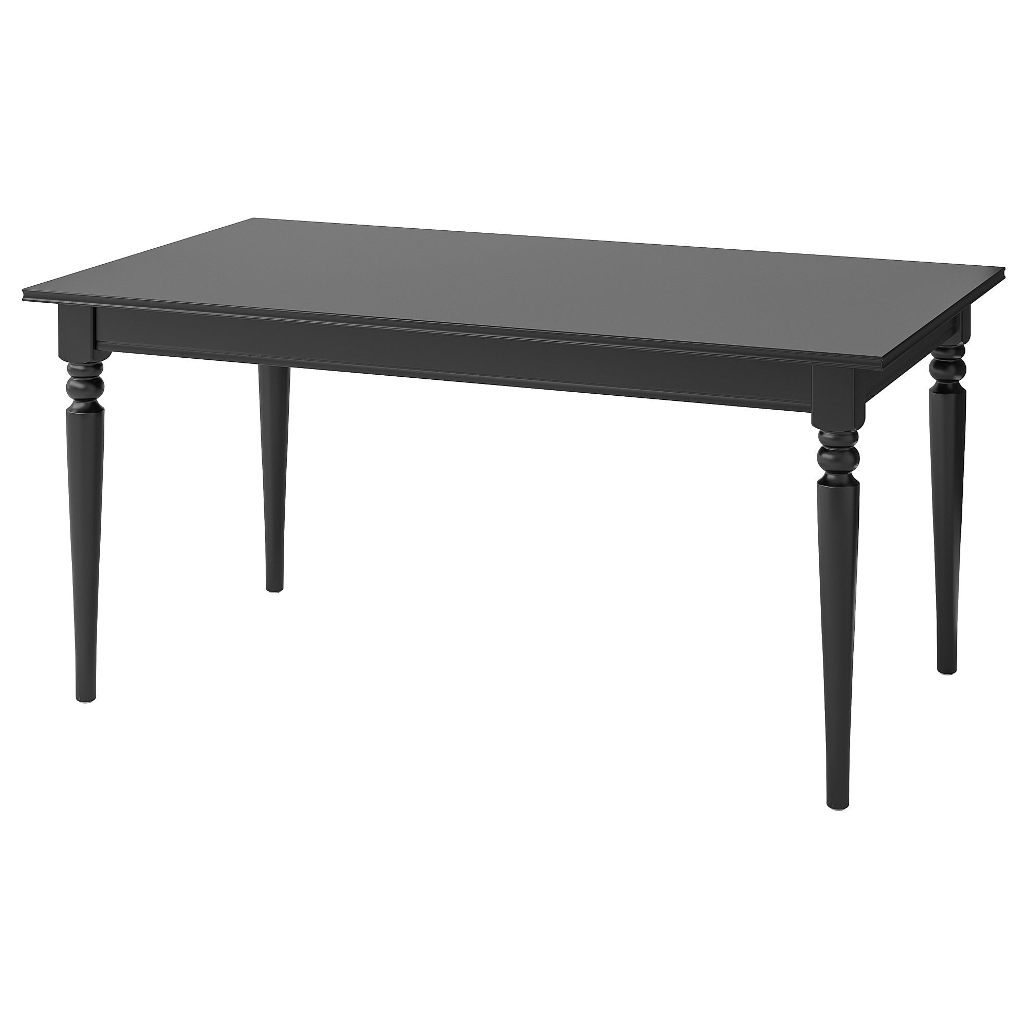 INGATORP black seats 4-6 extendable dining table - 90222407 | IKEA