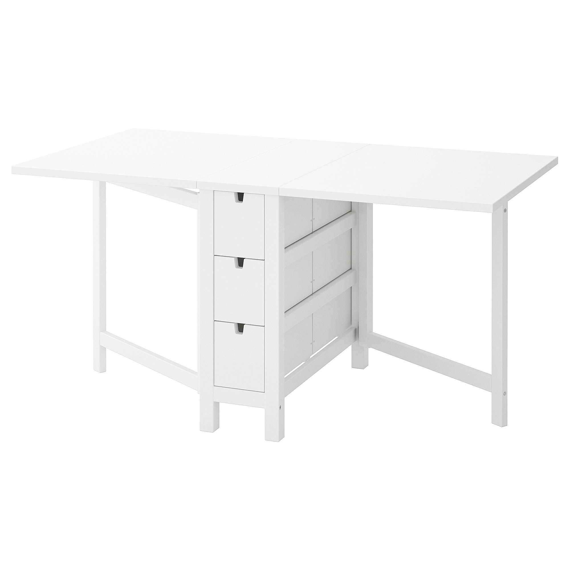 NORDEN white seats 2-4 folding kitchen table - 10423886 | IKEA