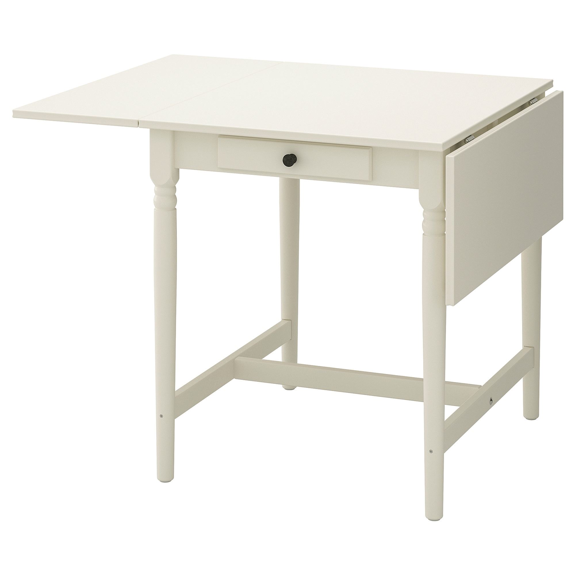 INGATORP white seats 2-4 folding kitchen table - 00423108 | IKEA