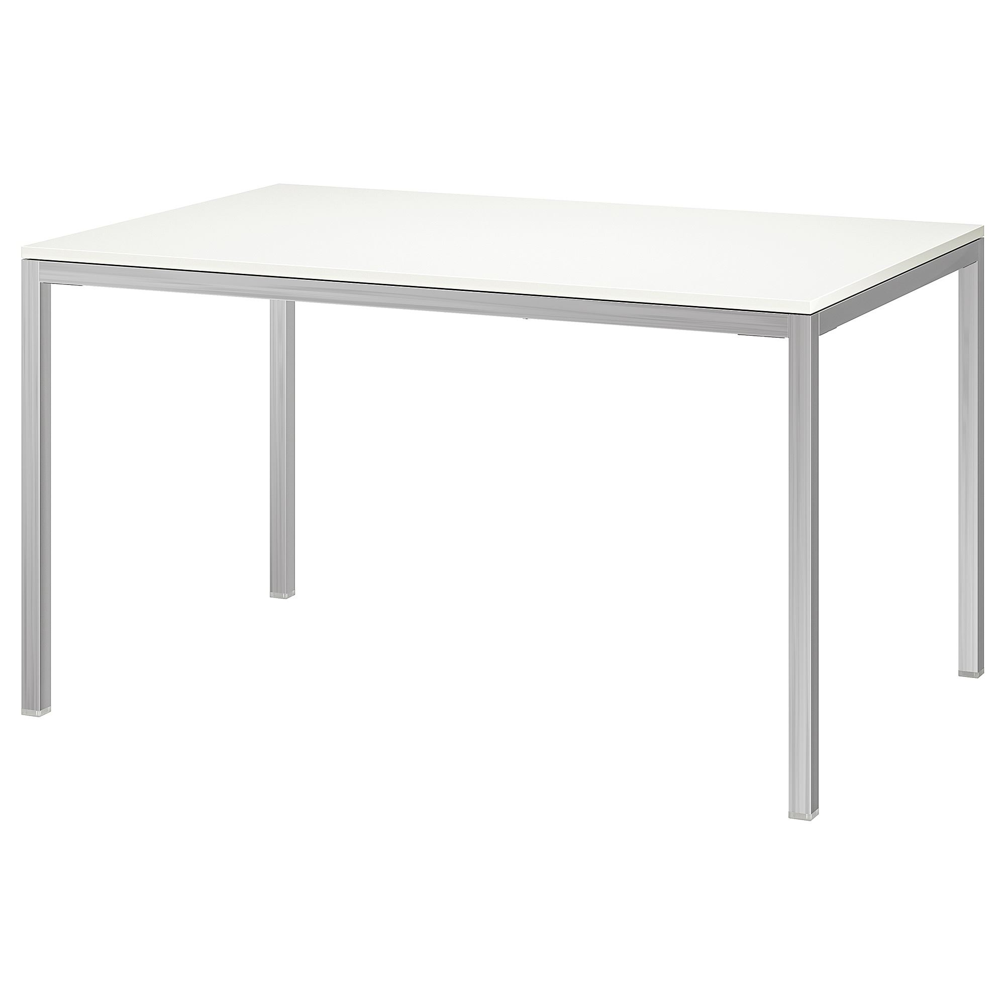 TORSBY krom kaplama-parlak beyaz 4 kişilik yemek masası - 39931845