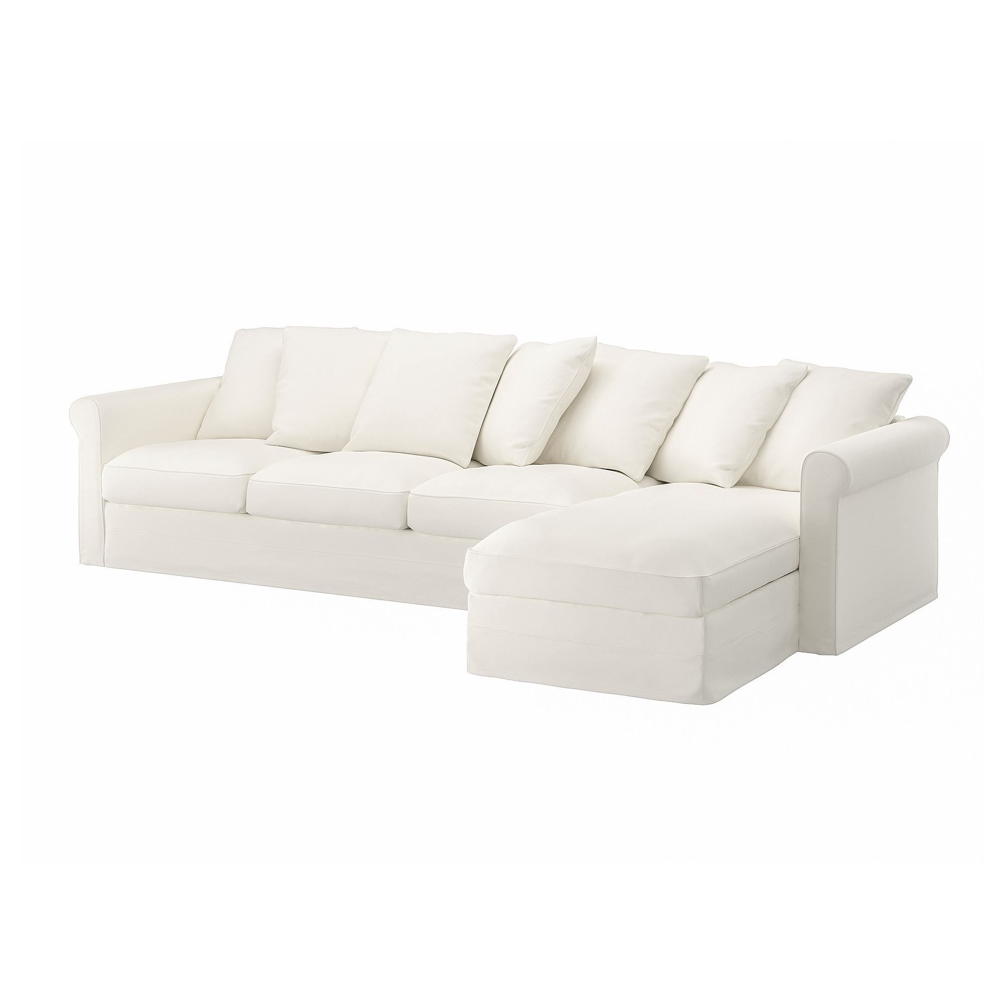GRÖNLID ınseros beyaz uzanma koltuklu 4'lü kanepe - 89407143 | IKEA