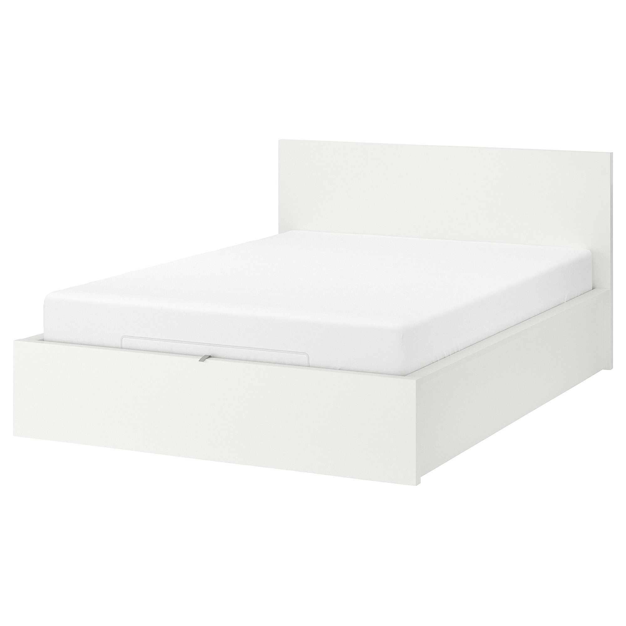MALM white 160x200 cm double bed base - 20404806 | IKEA