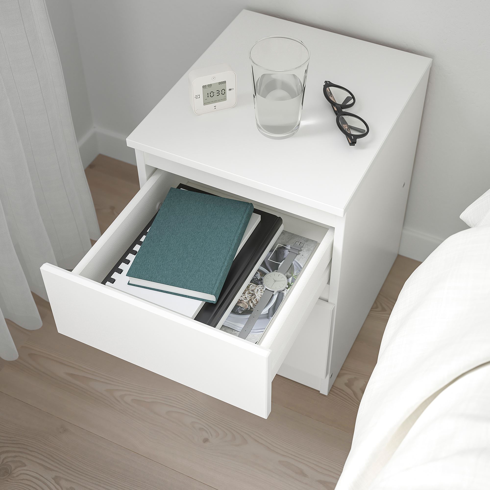 KULLEN white 35x49 cm bedside table - 80309241 | IKEA