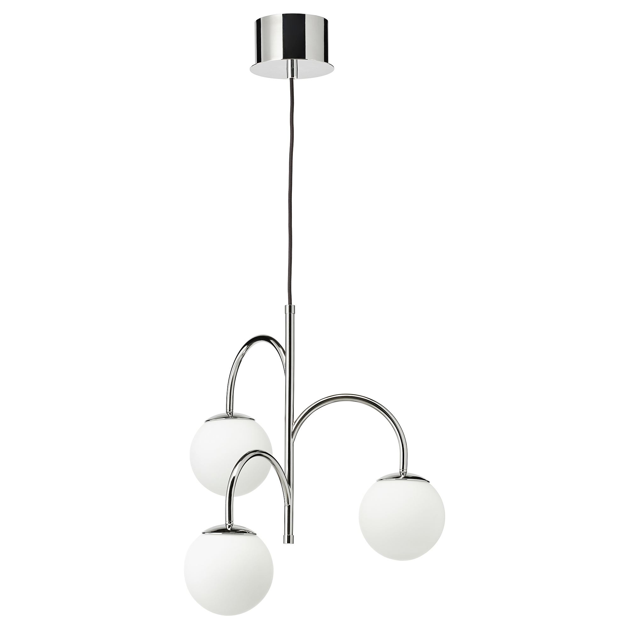 SIMRISHAMN chrome-plated pendant lamp - 80407835 | IKEA