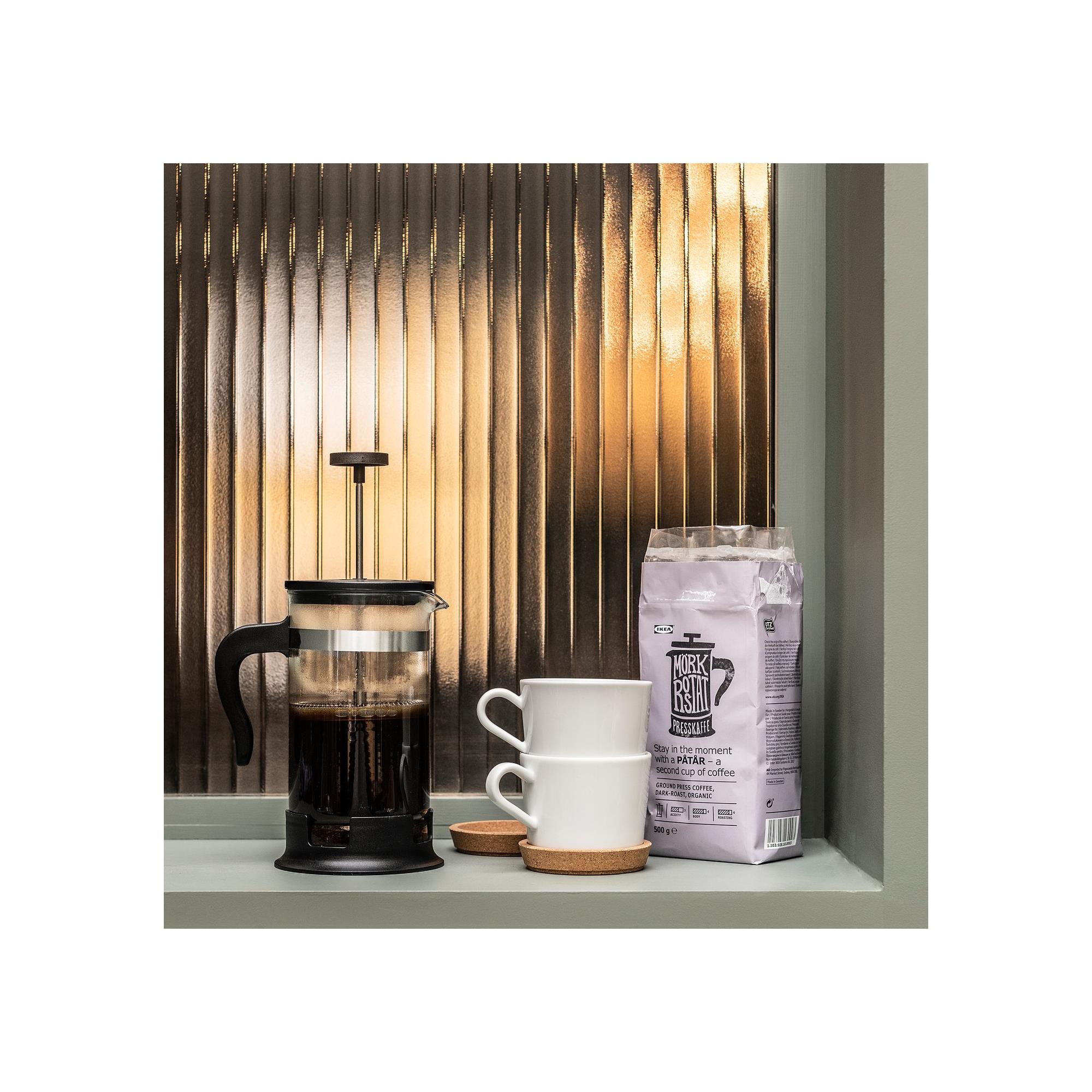 UPPHETTA paslanmaz çeliksiyah 1 lt french press 60241389 IKEA