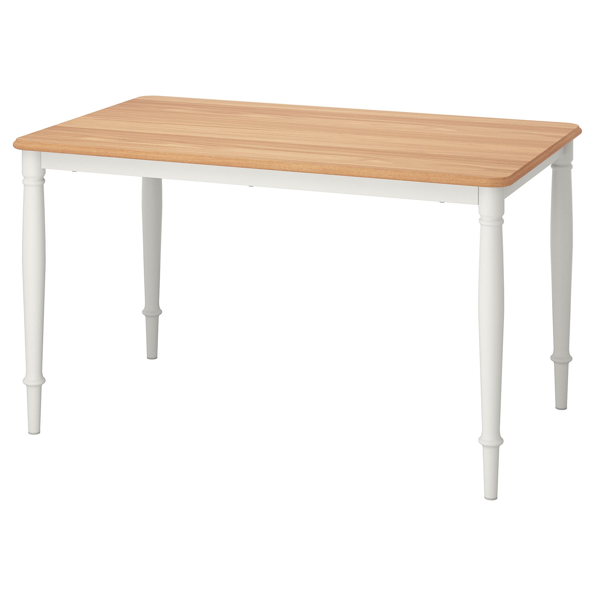 DANDERYD oak veneer-white seats 4 kitchen table - 10463858 | IKEA