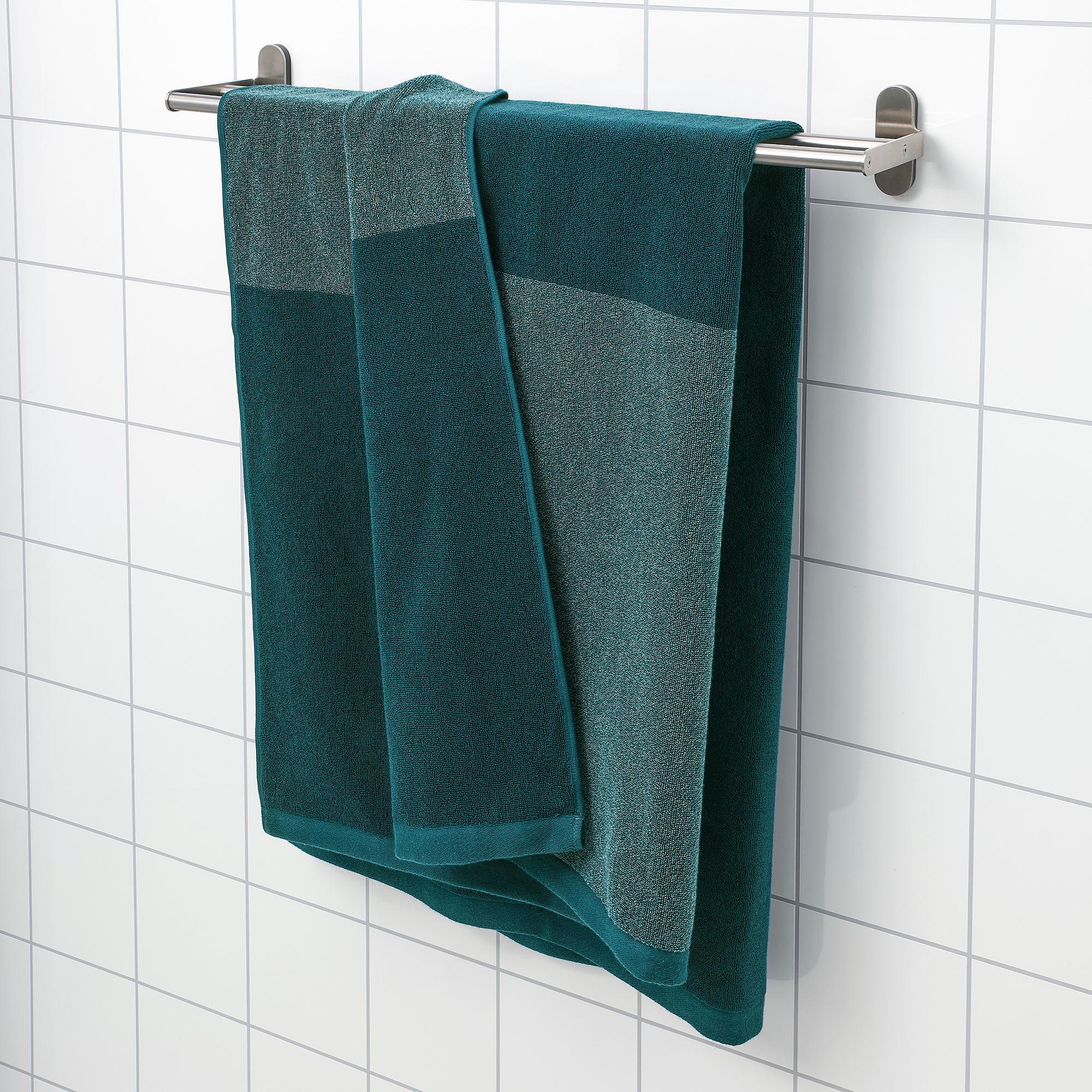 HIMLEAN green 100x150 cm bath sheet - 90491838 | IKEA