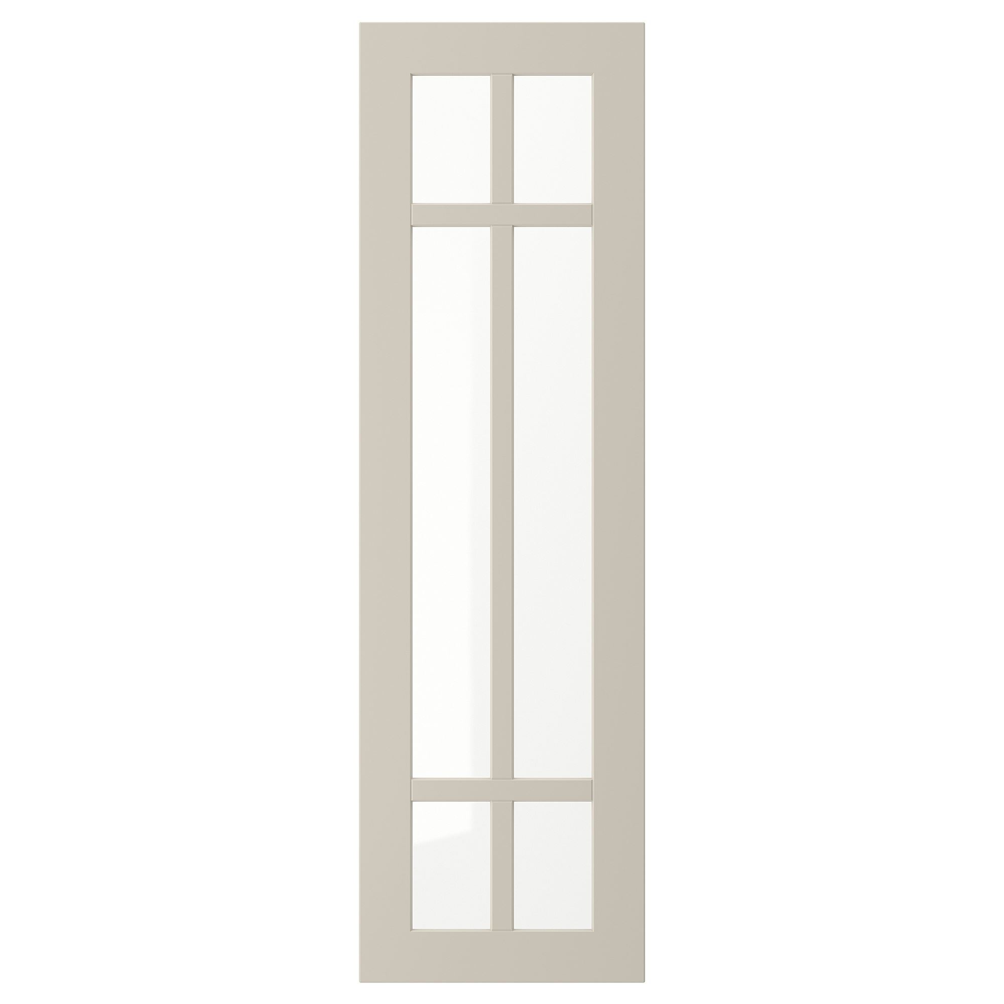 STENSUND beige 30x100 cm glass door - 60453201 | IKEA