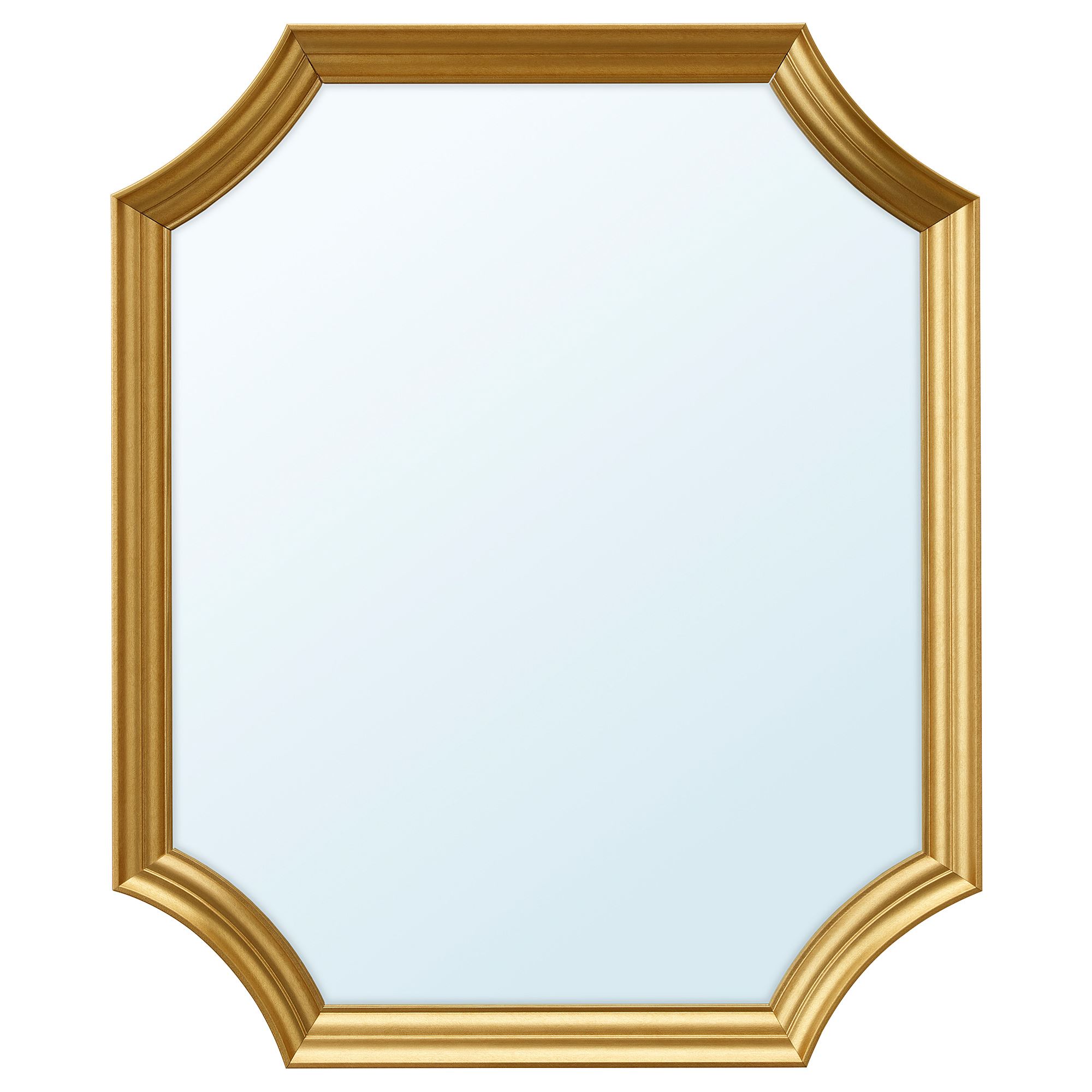 SVANSELE golden colour 53x63 cm wall mirror - 10471274 | IKEA
