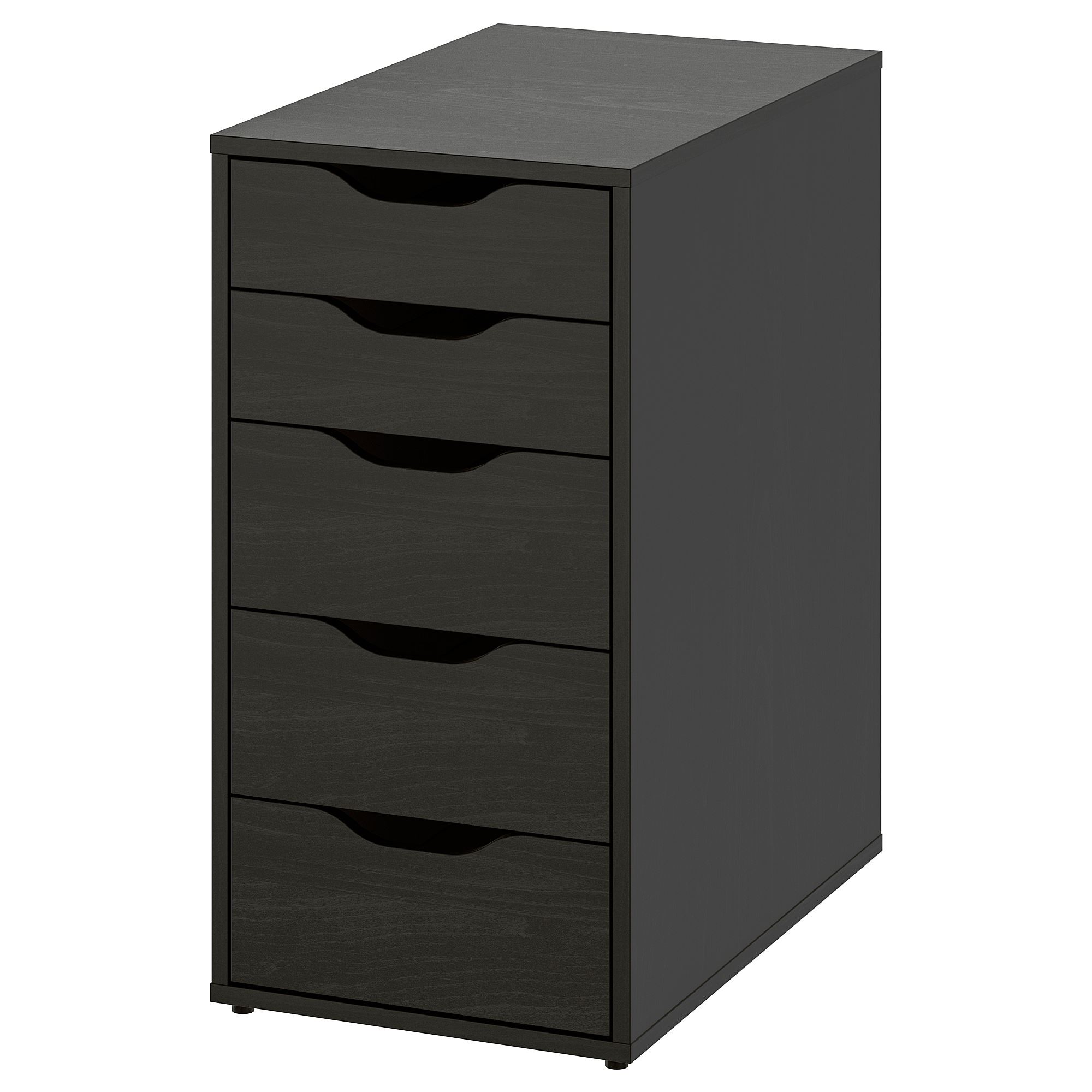 【僕チーズ様】IKEA ALEX ブラック 5段チェスト ALEX blackbrown 36x70 cm storage unit - 60473548 | IKEA