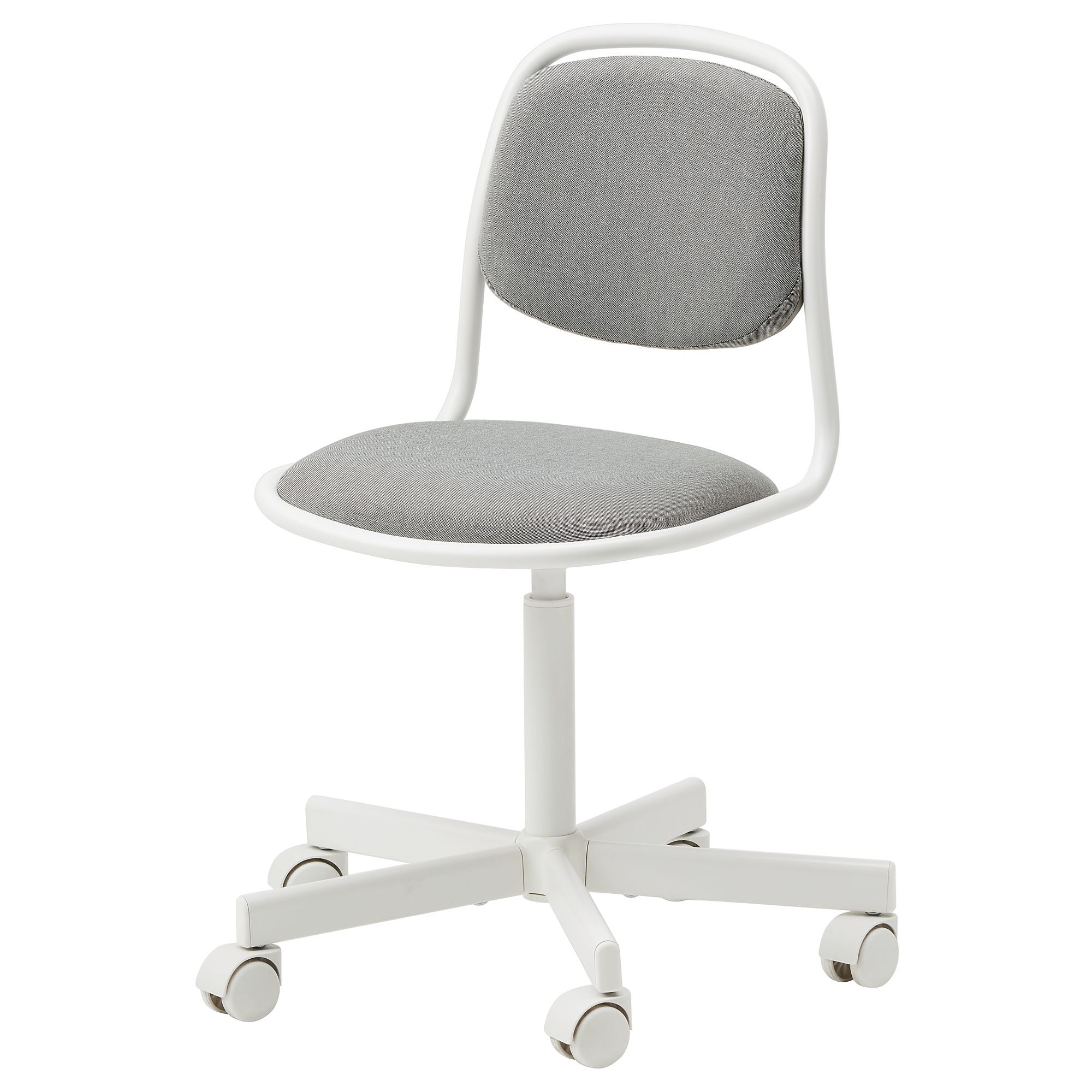 ÖRFJALL white-vissle light grey child's desk chair - 10501884 | IKEA