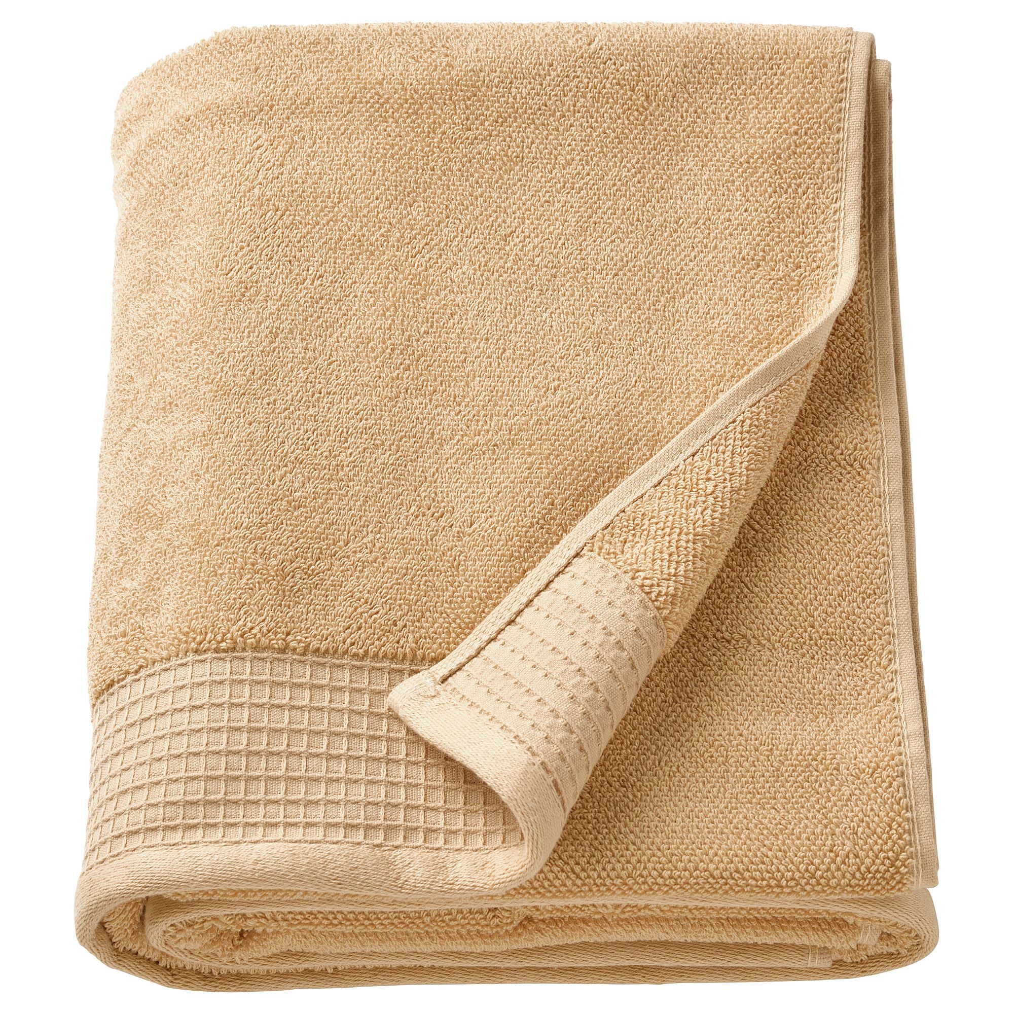 VINARN light yellow 100x150 cm bath sheet - 00508334 | IKEA
