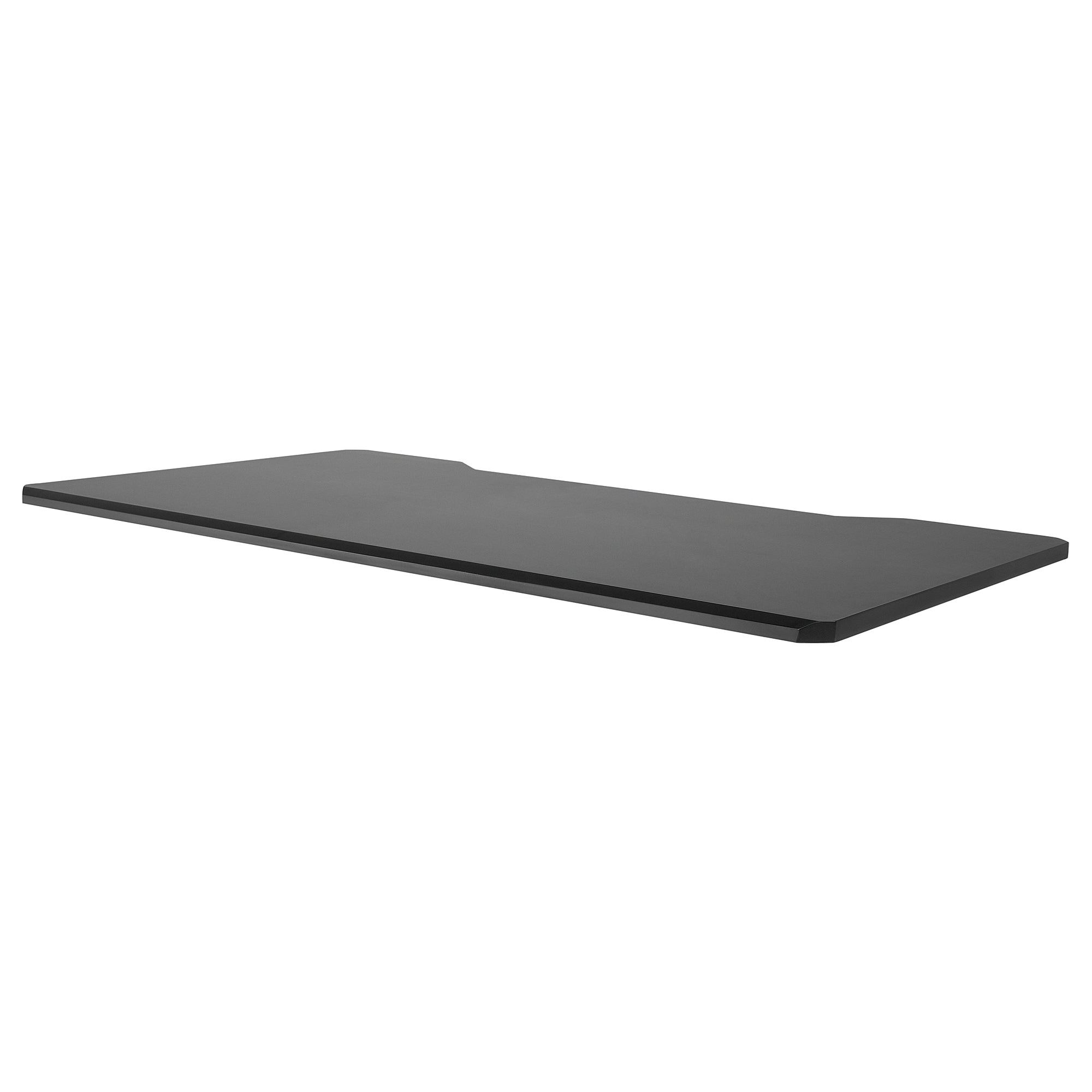 UPPSPEL black 140 cm desk table top - 50511329 | IKEA