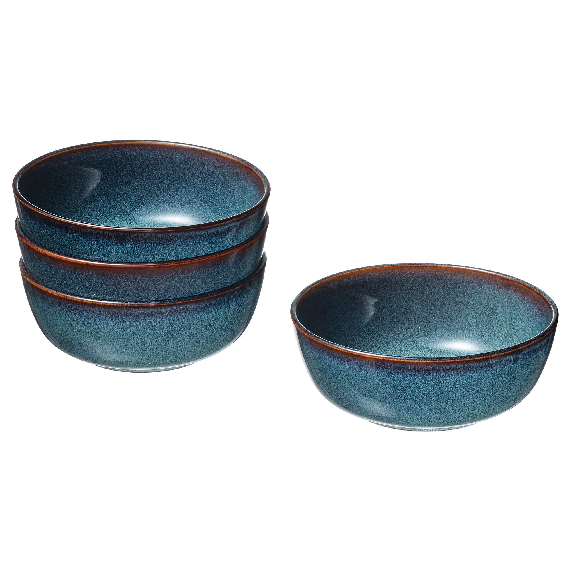 GLADELIG blue 14 cm ceramic bowl set 70503620 IKEA
