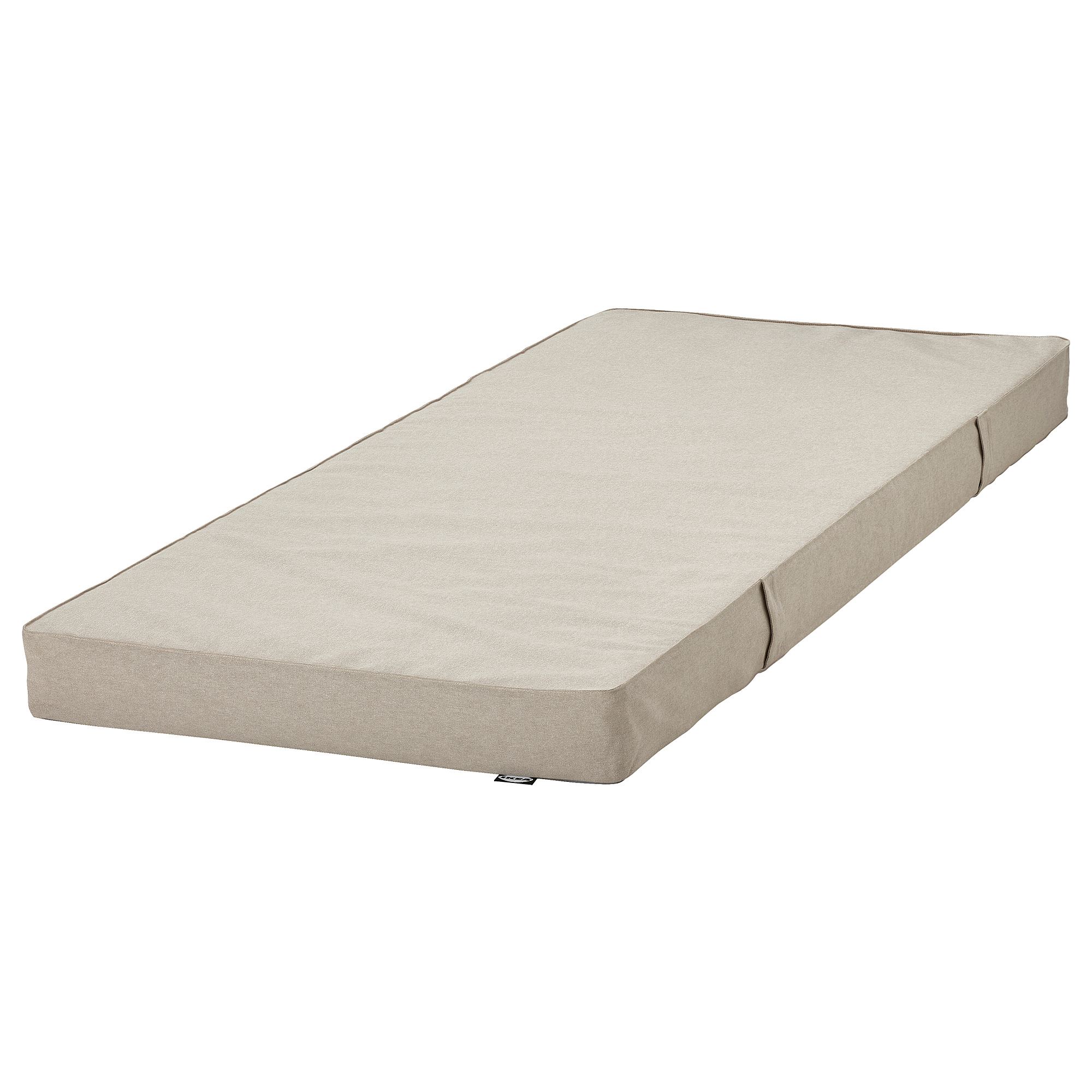VANNAREID beige 80x200 cm single bed mattress - 70486729 | IKEA