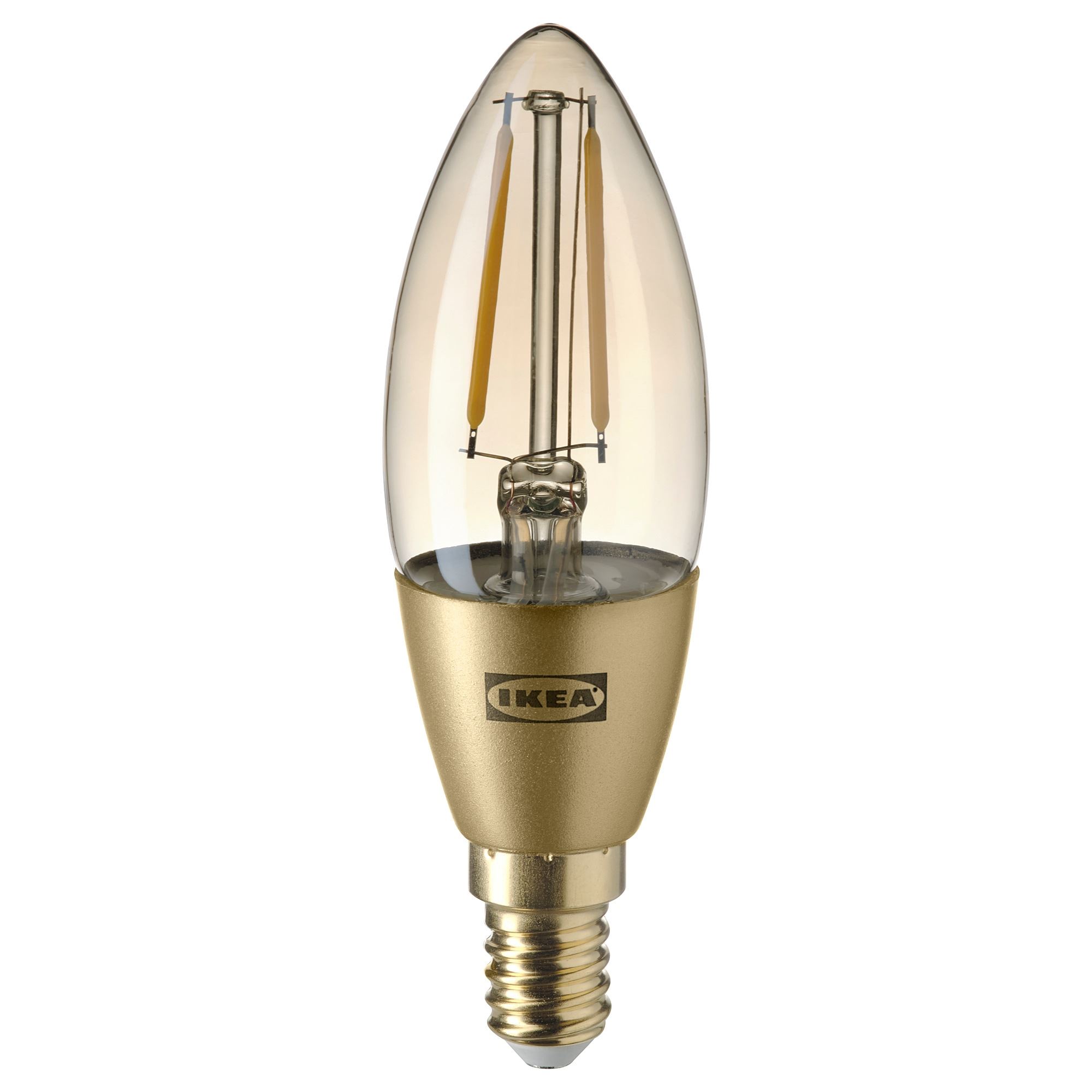 ROLLSBO brown LED bulb E14 - 70408246 | IKEA