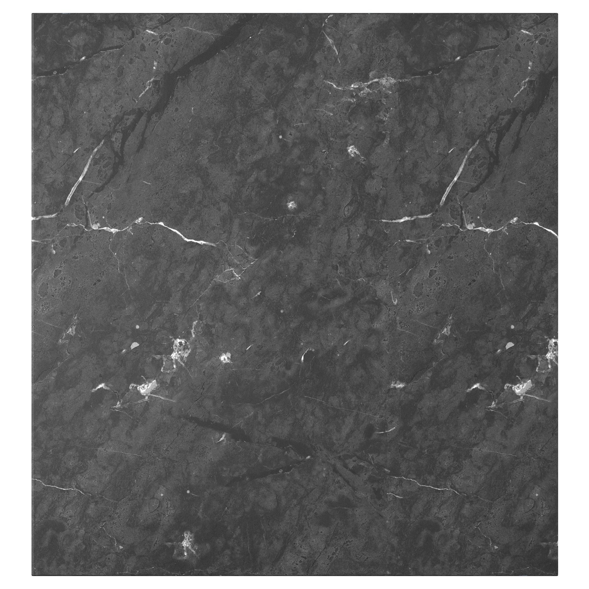 BERGSVIKEN black marble effect 60x64 cm door - 50490930 | IKEA