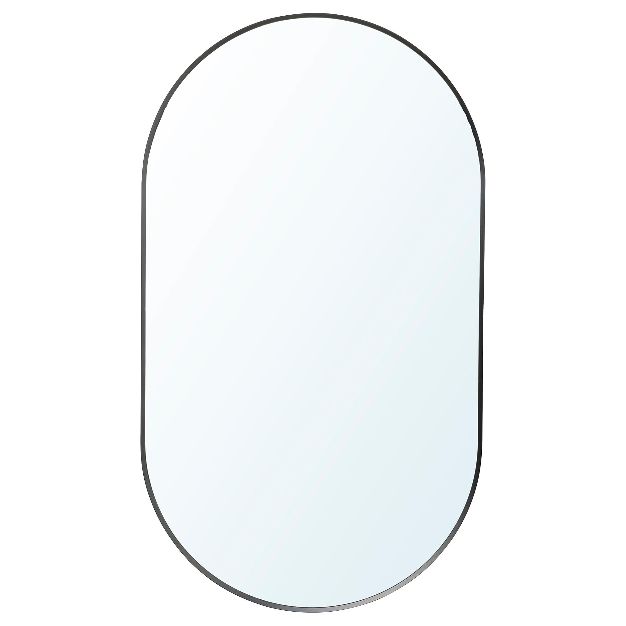 LINDBYN black 40x70 cm wall mirror - 10458611 | IKEA