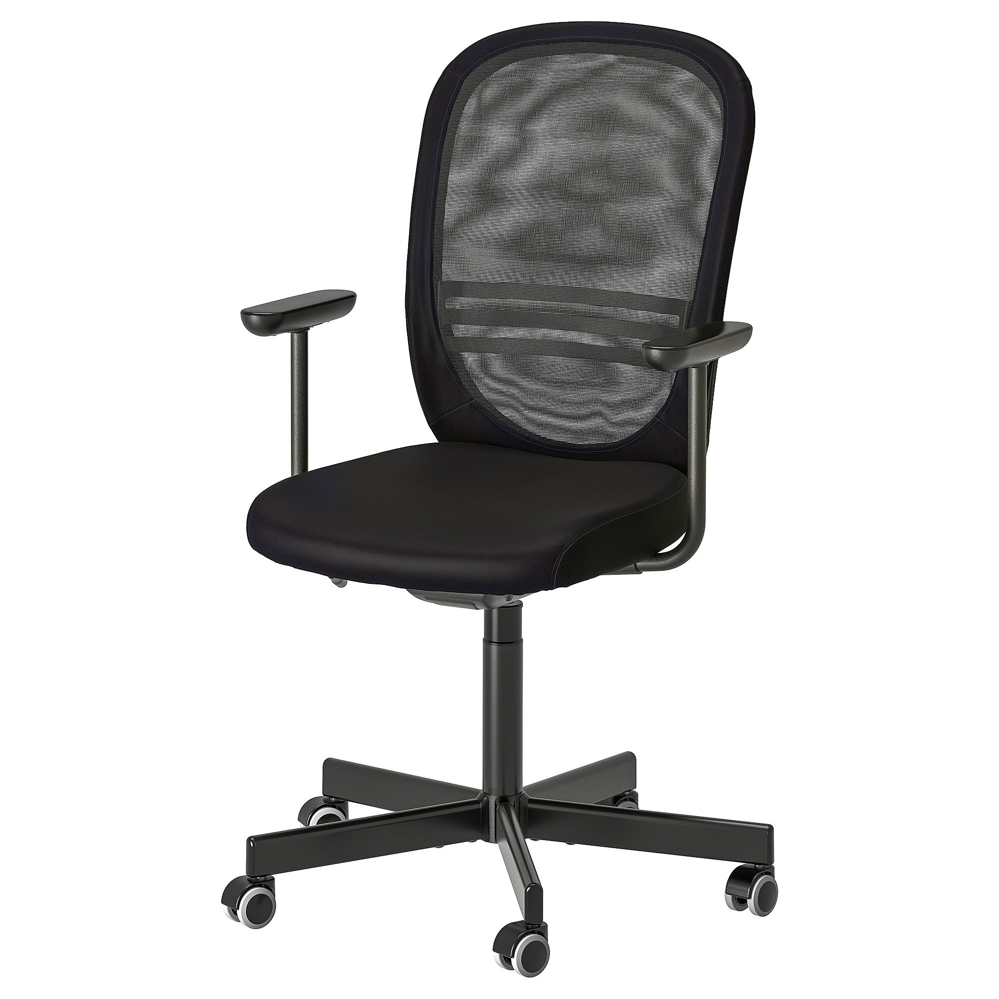 FLINTAN black office chair 89424468 IKEA