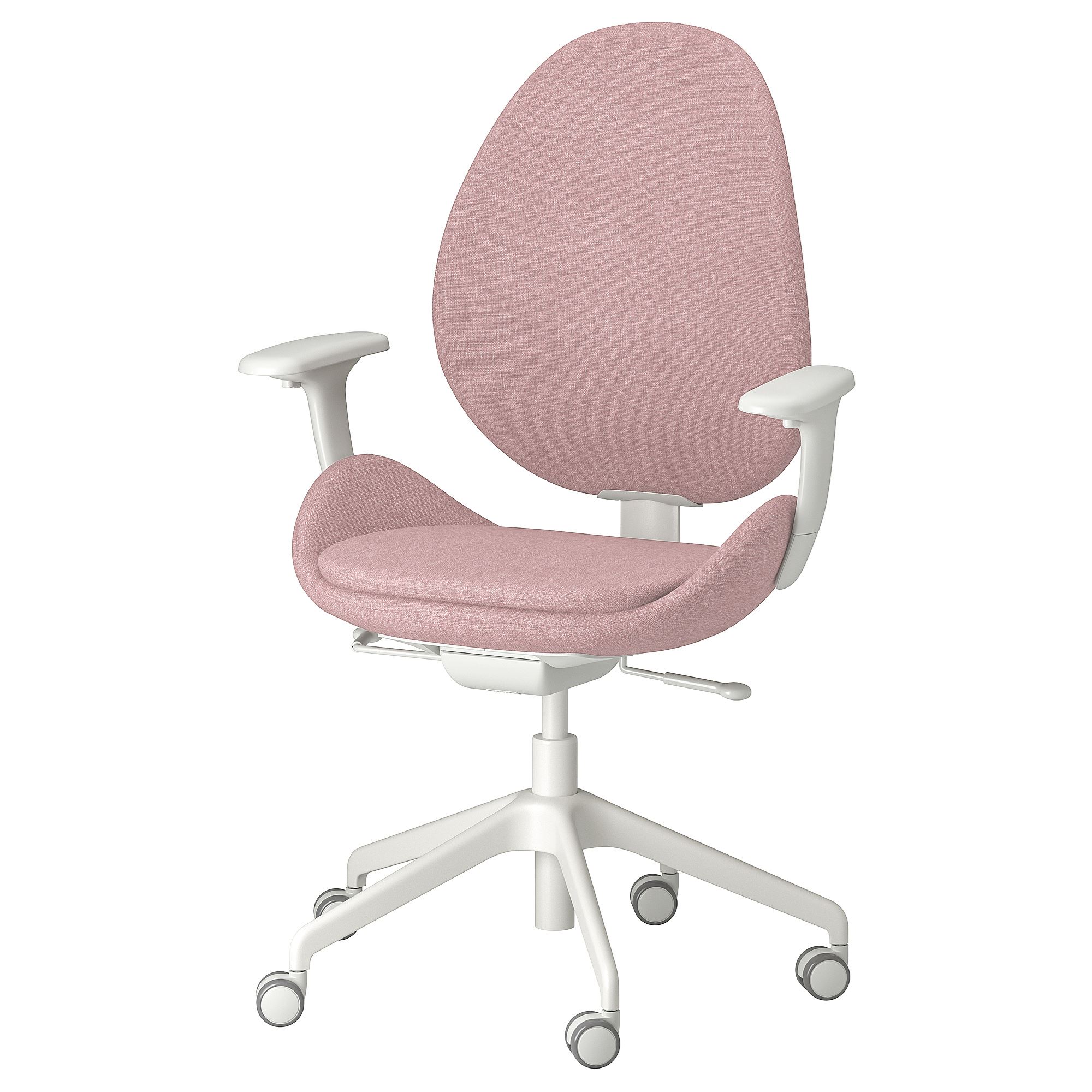 HATTEFJALL gunnared light brown/pink office chair - 90494506 | IKEA