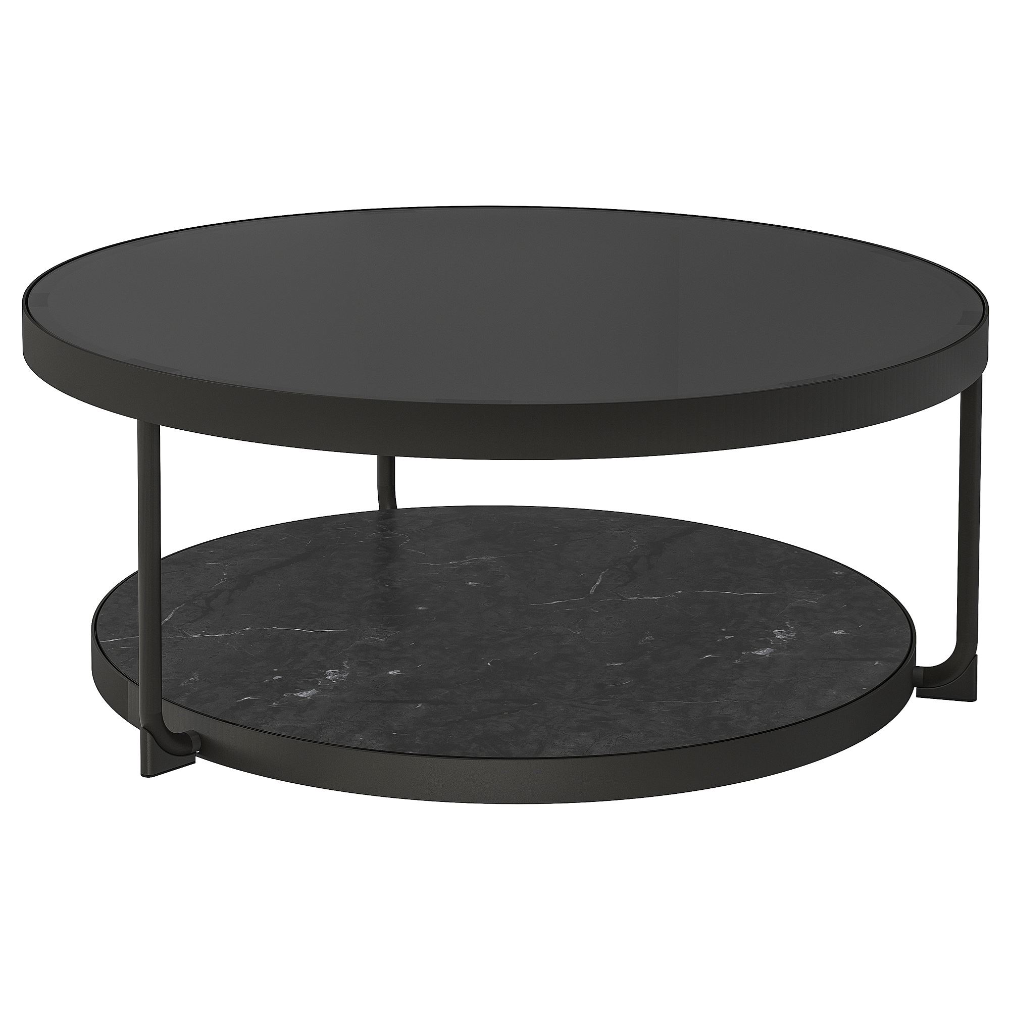 FRÖTORP black/marble effect 88 cm coffee table - 70497582 | IKEA